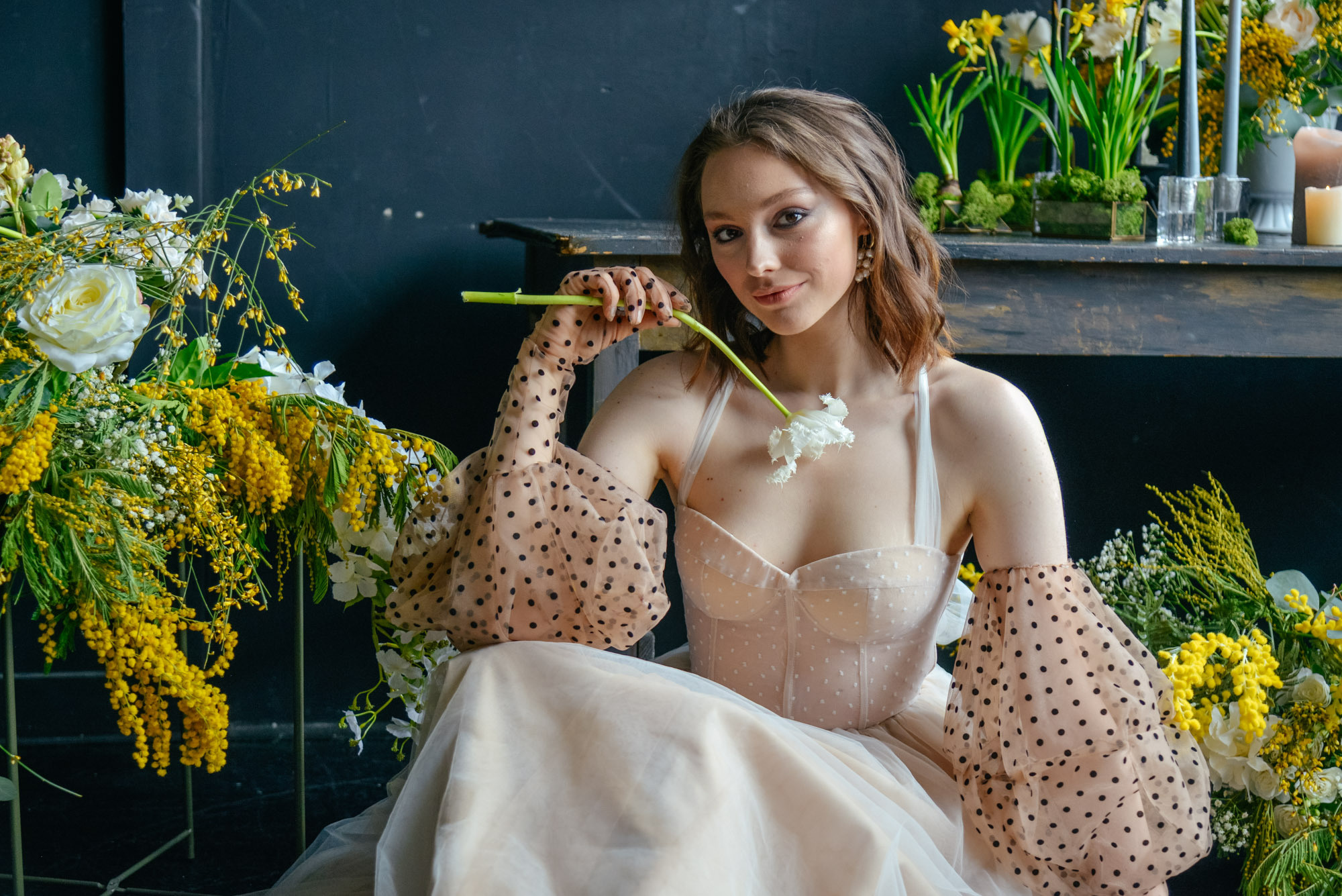 Mimosa Day. Family Lifestyle Photography