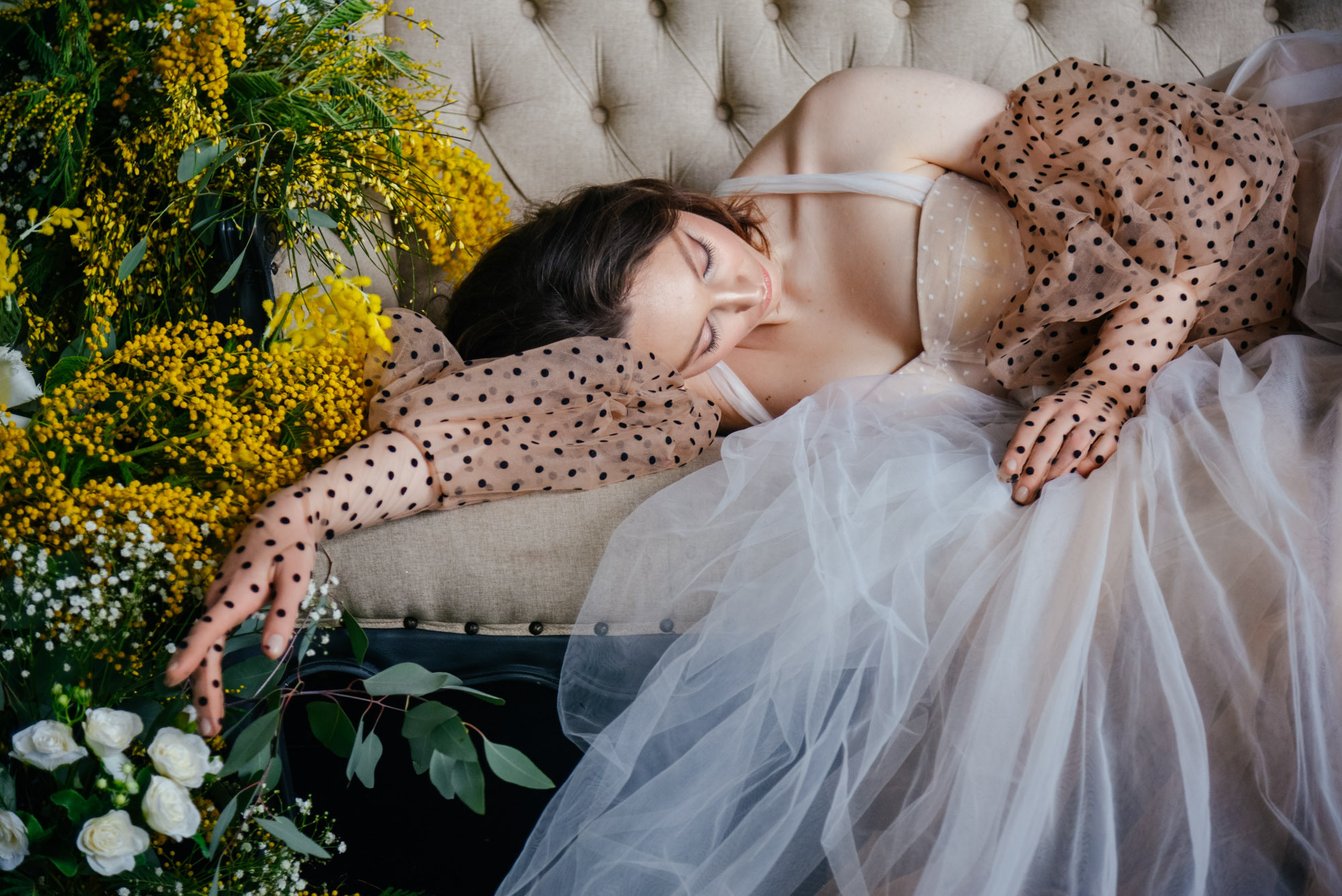 Mimosa Day. Family Lifestyle Photography