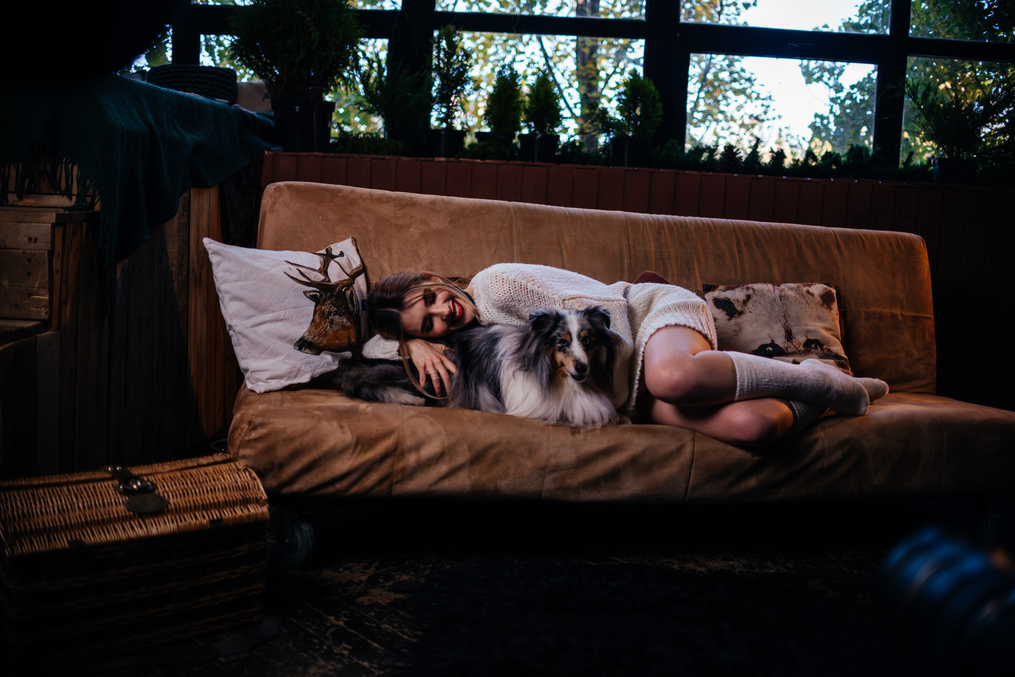 Lady&Dog. Family Lifestyle Photography