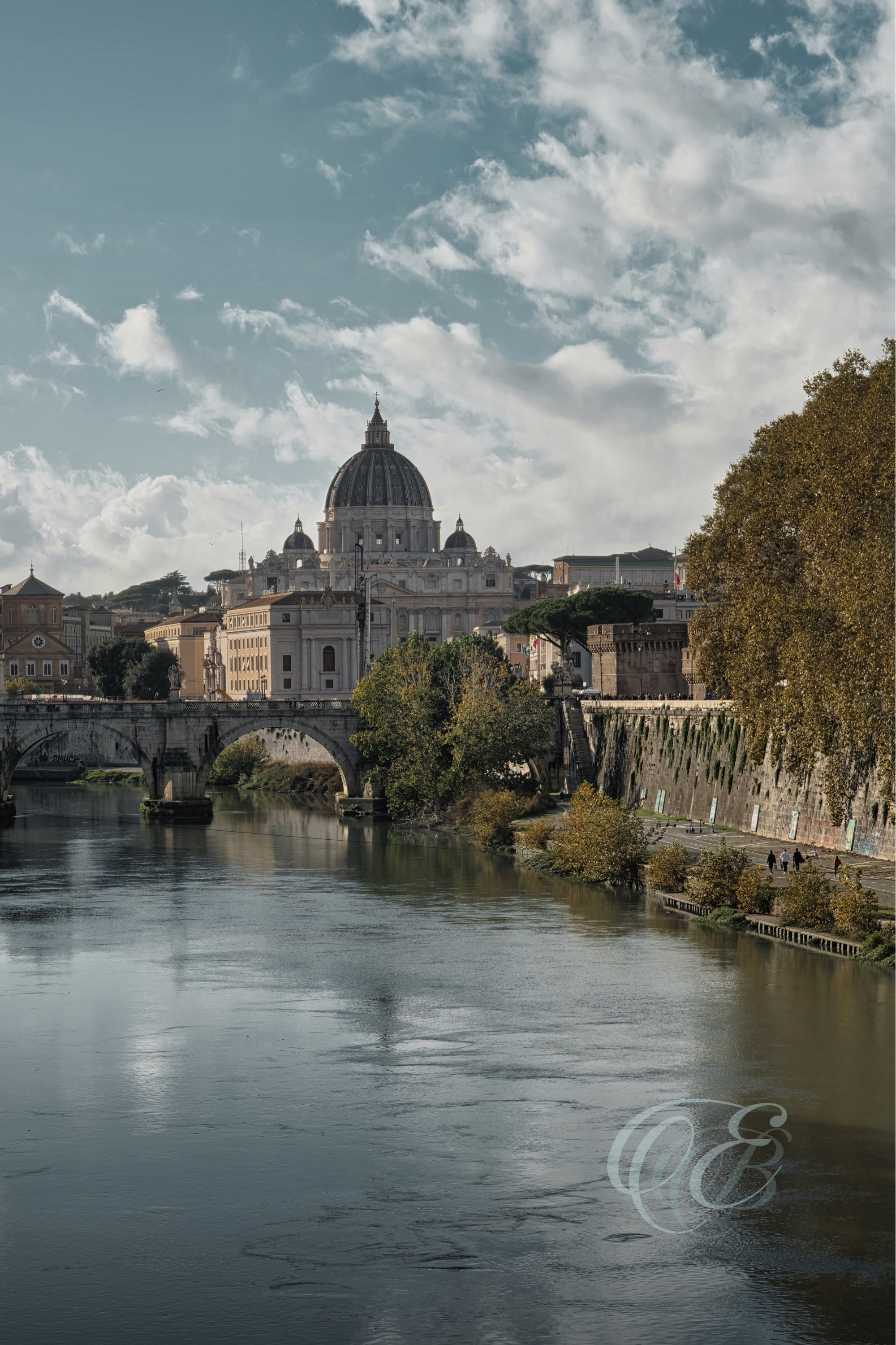 Rome Italy - View of St. Peter's Basilica - Eduardo Bartoli Fine Art Photography - View of St. Peter’s Basilica in Rome, Italy – fine art photography by Eduardo Bartoli.