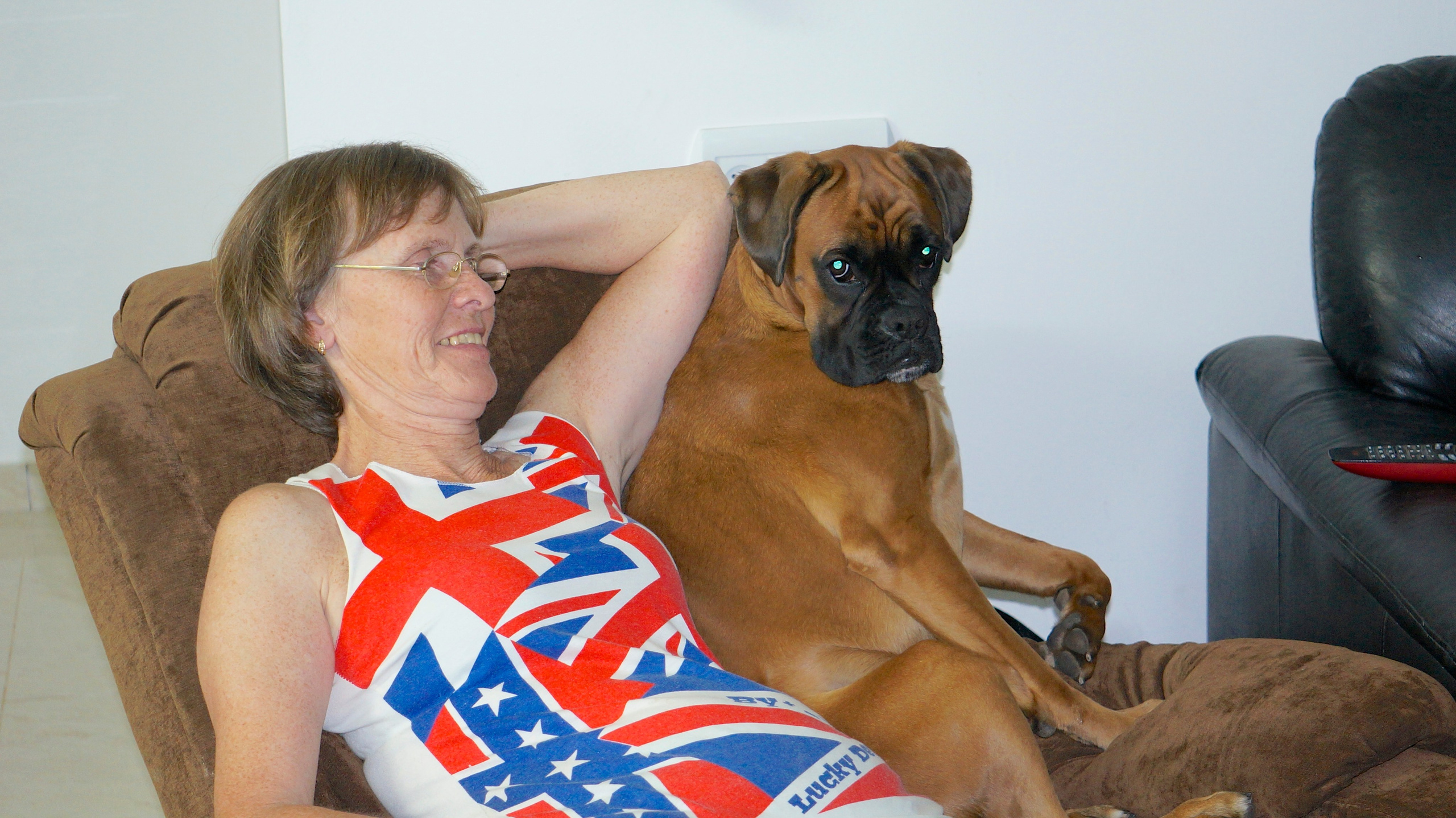 My ״Star״ Boxer Dog