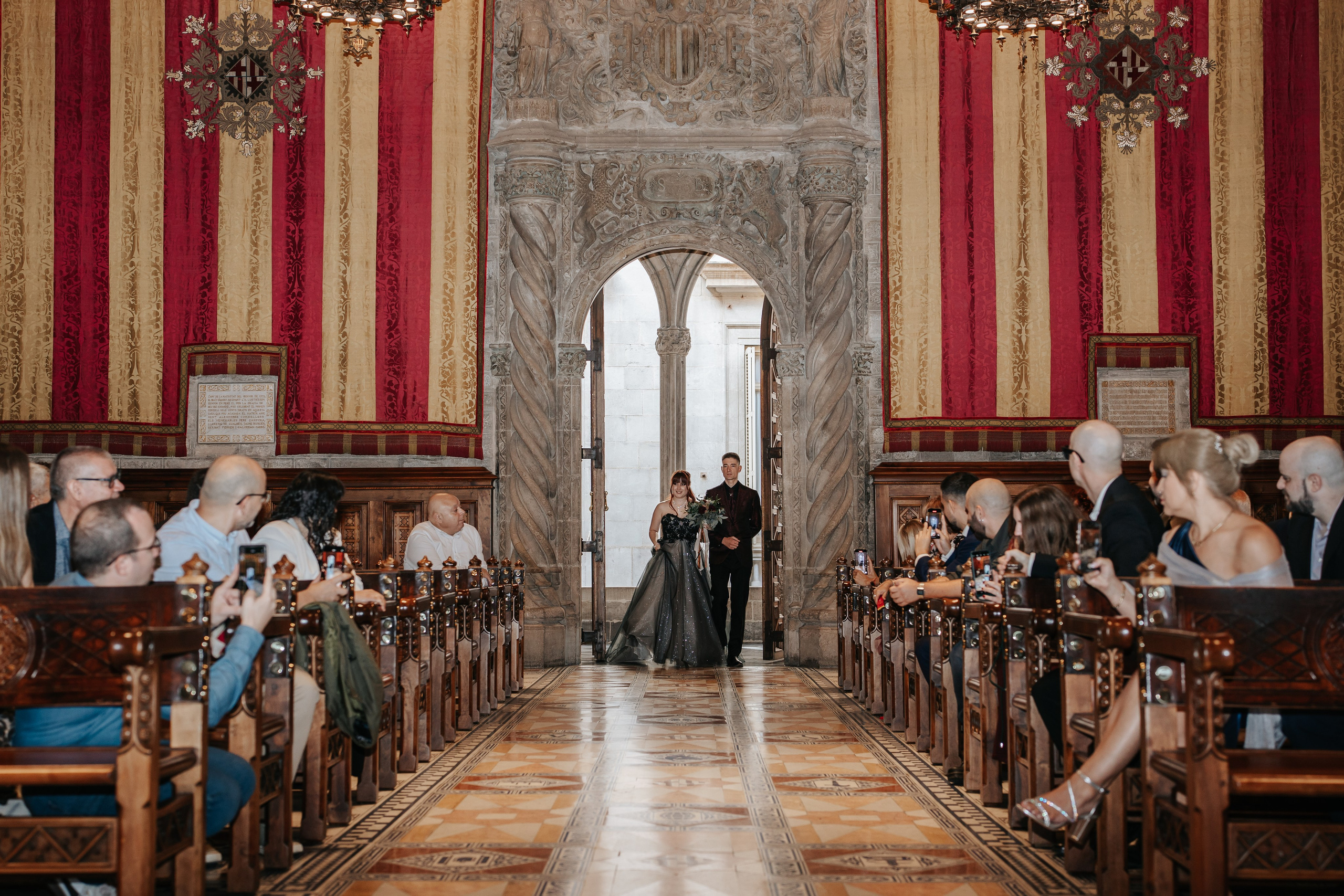 Alicia+Ruben, 04.10.2025, Ayuntamiento de Barcelona, Hotel Miramar. Wedding photographer in Catalonia