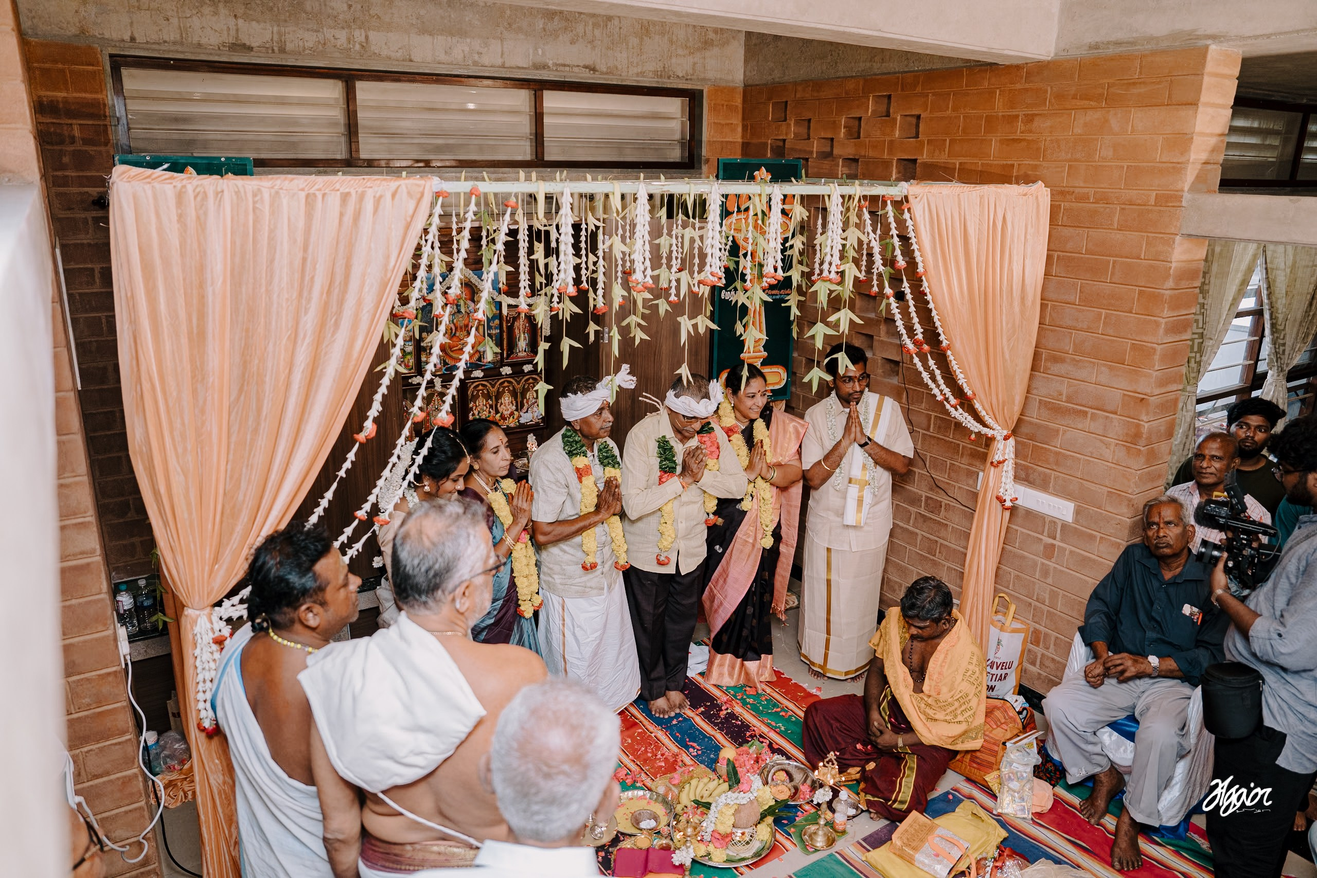 Wedding documentary photography in Pondicherry. Agam Vizha