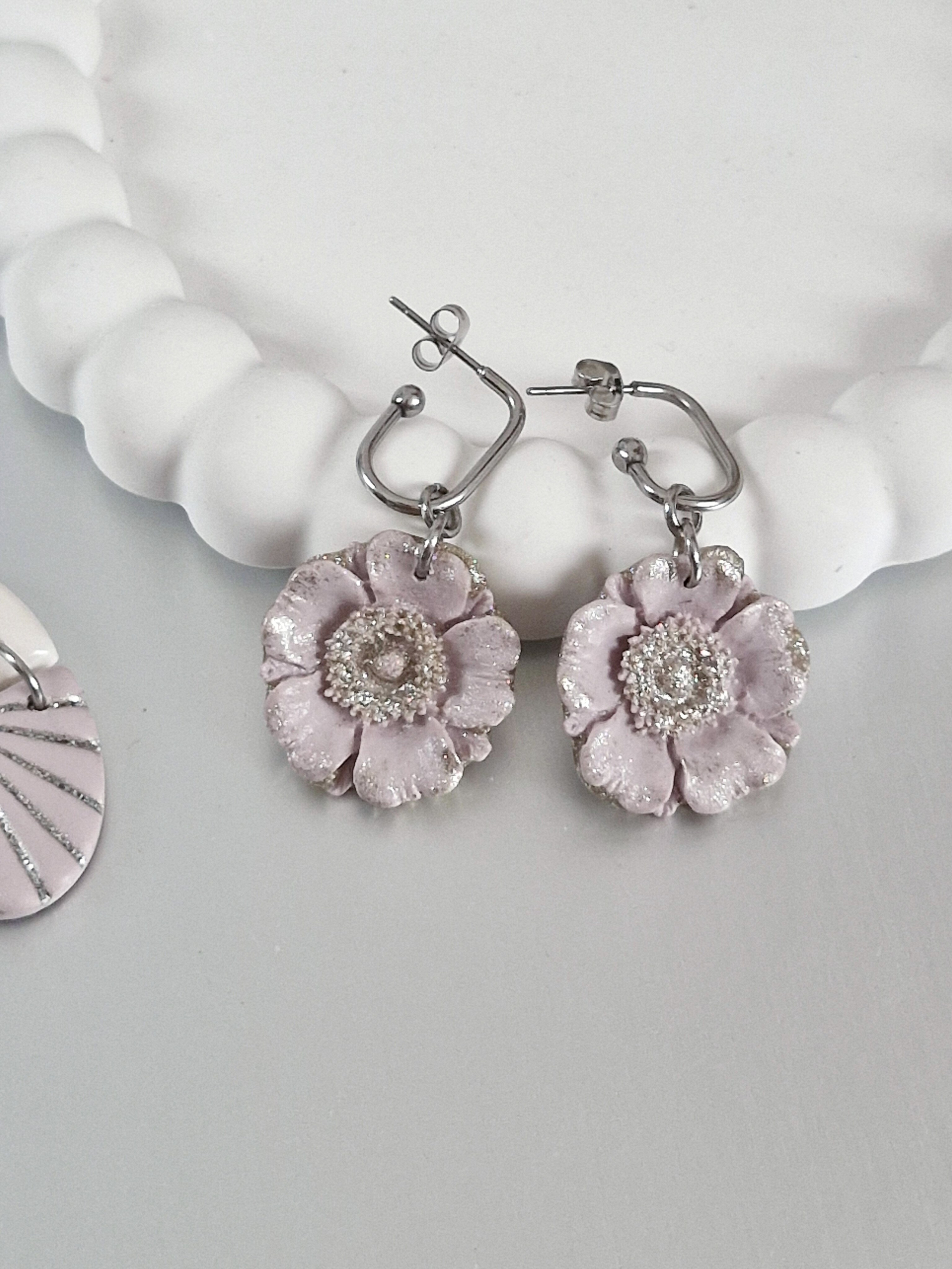 Серьги / Ohrringe ➜. Oksana Paul-Gardinen-Design Oksana Paul ✧ Art of Gardinen & Textile Design ✧ Polymer Clay Art & Handmade Creatures