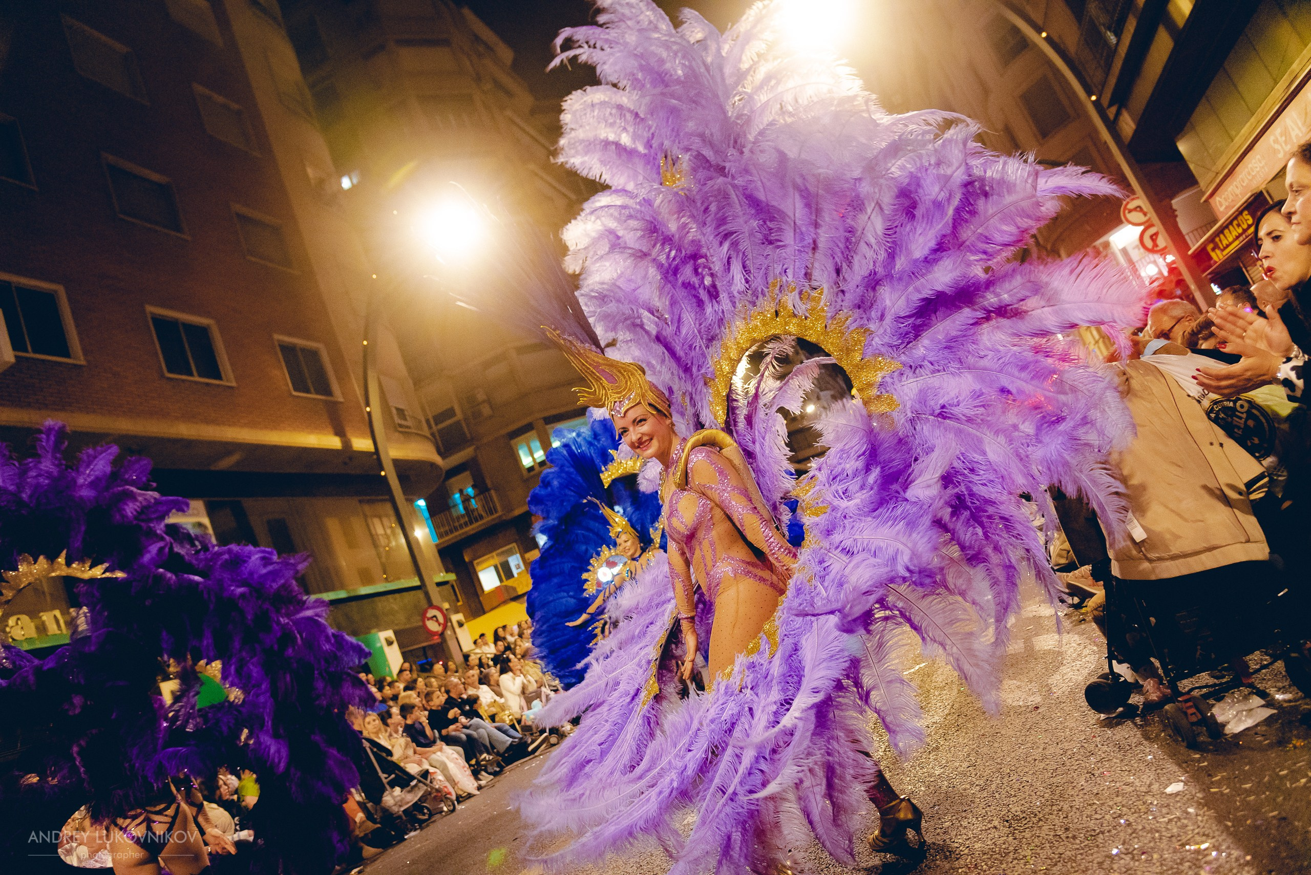 Photo report from the night carnival in Murcia | Reportage photographer Andrey Lukovnikov