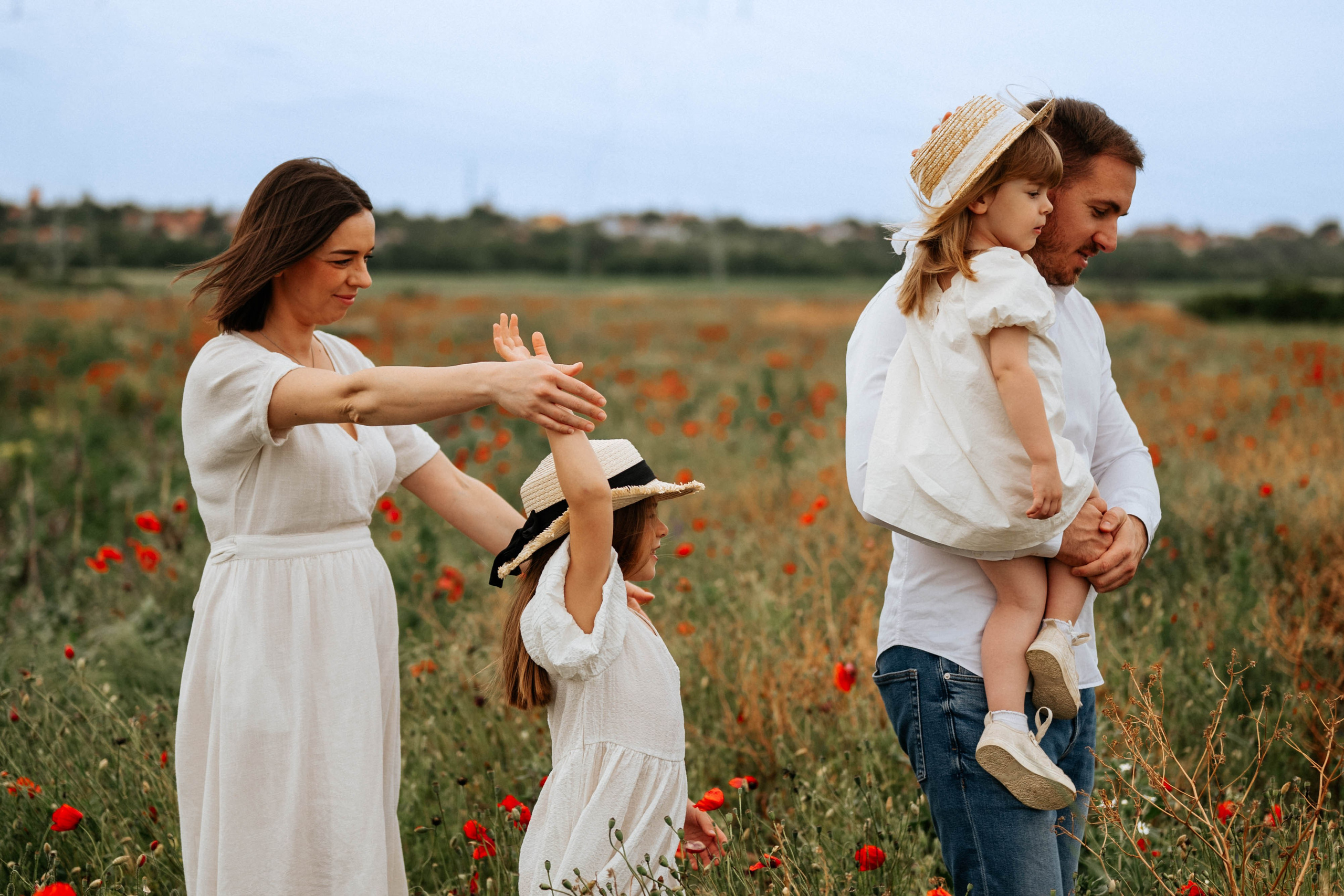 Hana, Una, Isidora i Bogdan - porodično fotografisanje. Dečiji i porodični fotograf