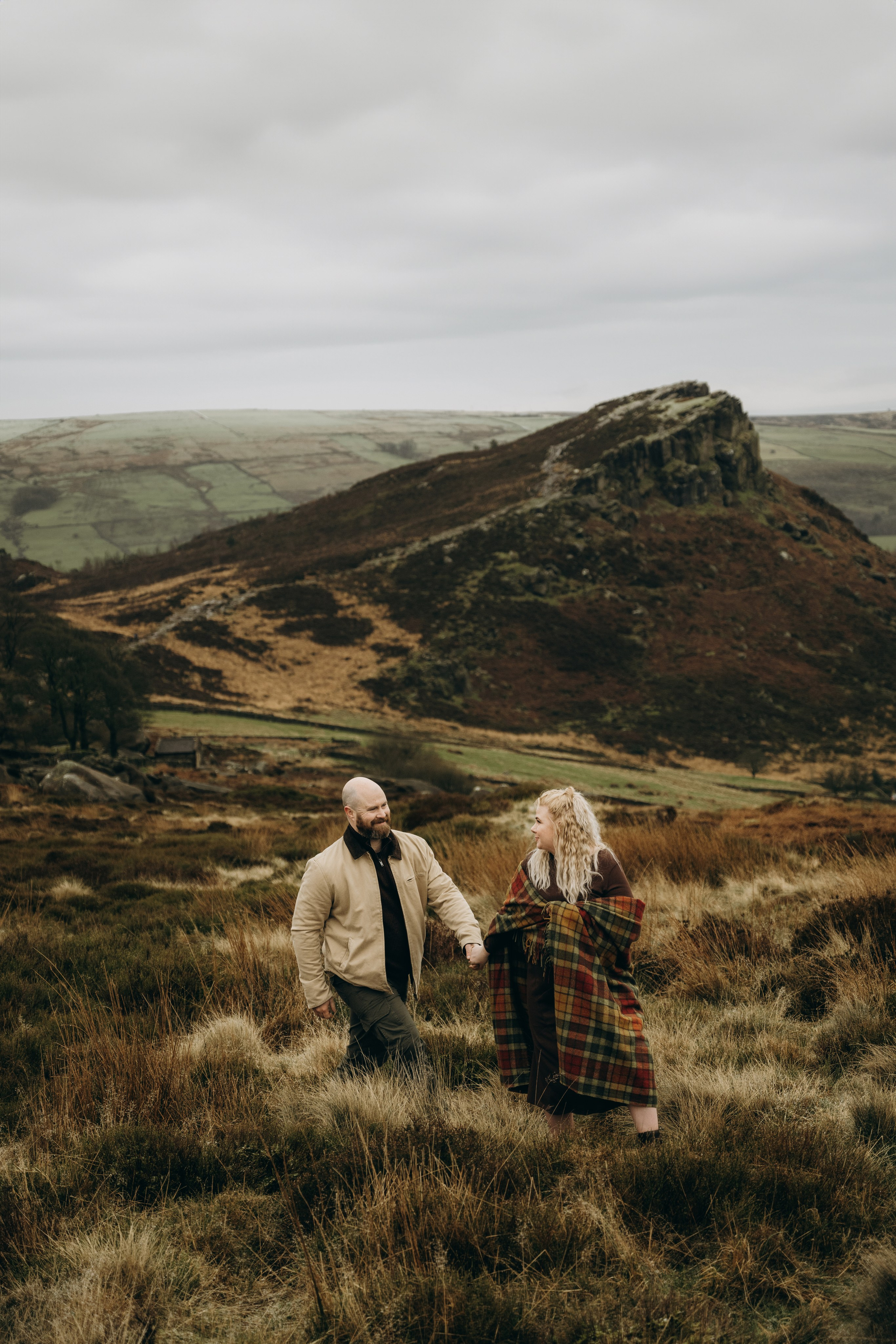 L & C in Peak District. Tania Gandrabur, photographer in West Midlands, England