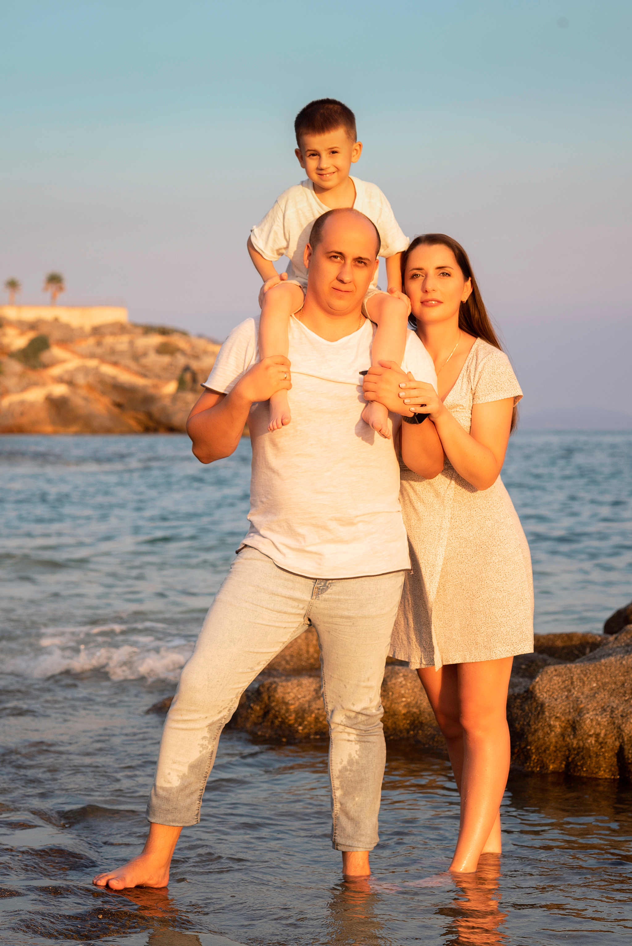 Фотосессия на закате для семьи Людмилы. Kindshephoto Женский и семейный фотограф Москва