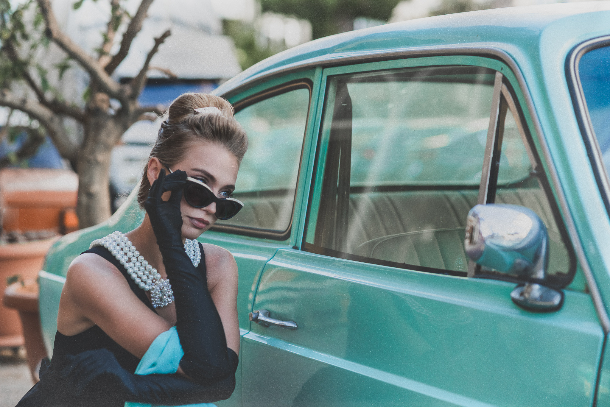 Сьемка в стиле «Завтрак у Тиффани». Kindshephoto Женский и семейный фотограф Москва