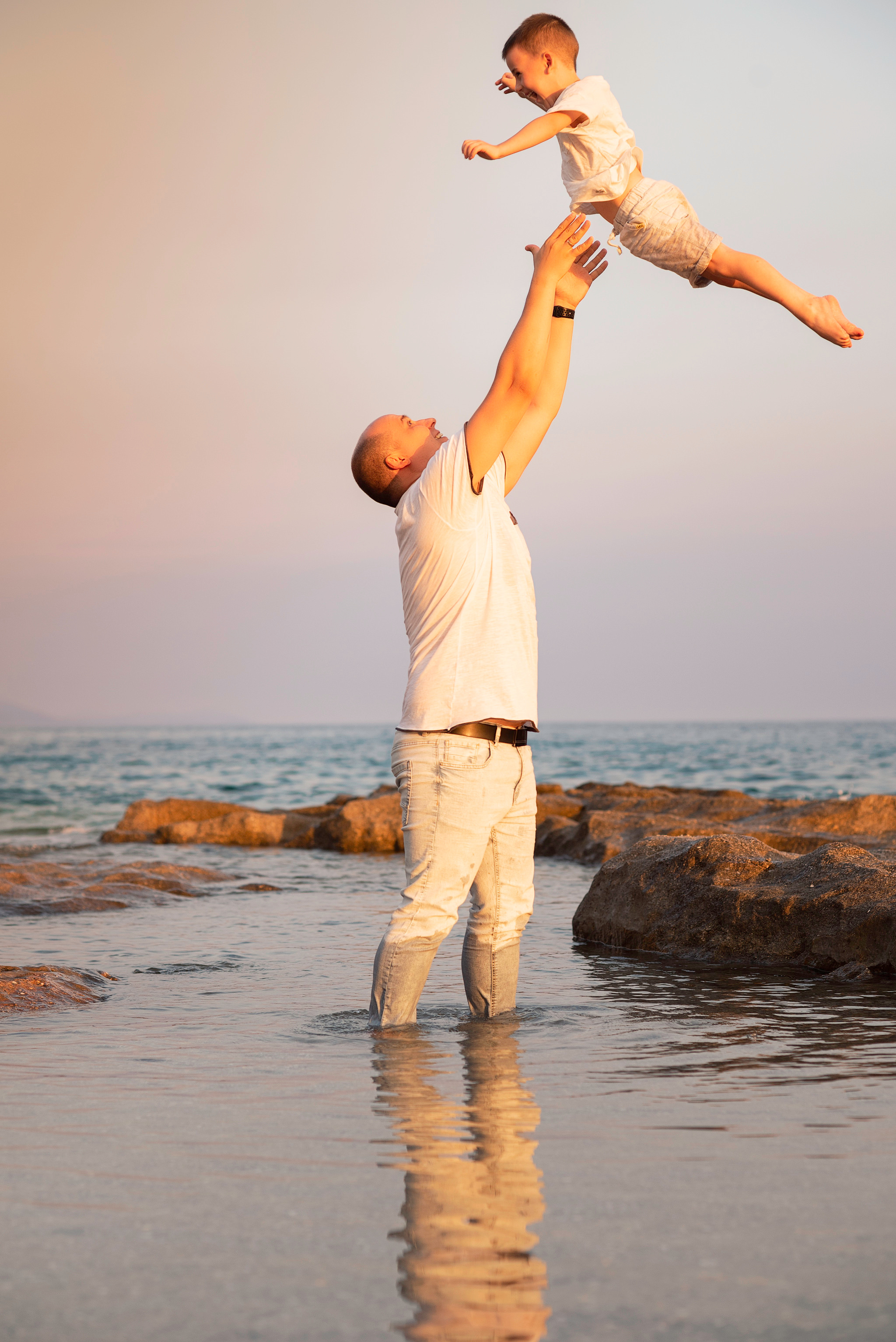 Фотосессия на закате для семьи Людмилы. Kindshephoto Женский и семейный фотограф Москва