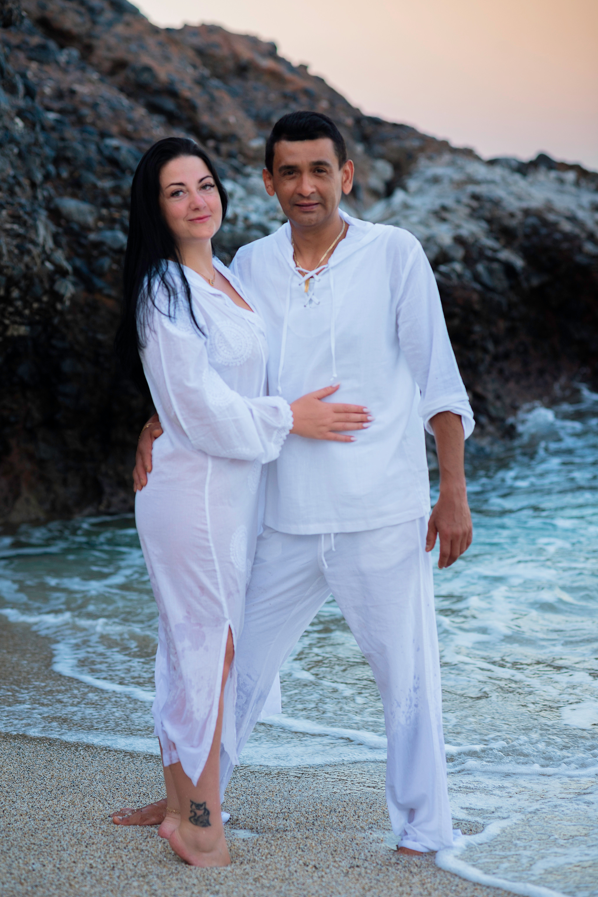 Семейная сьемка ранним утром на море. Kindshephoto Женский и семейный фотограф Москва