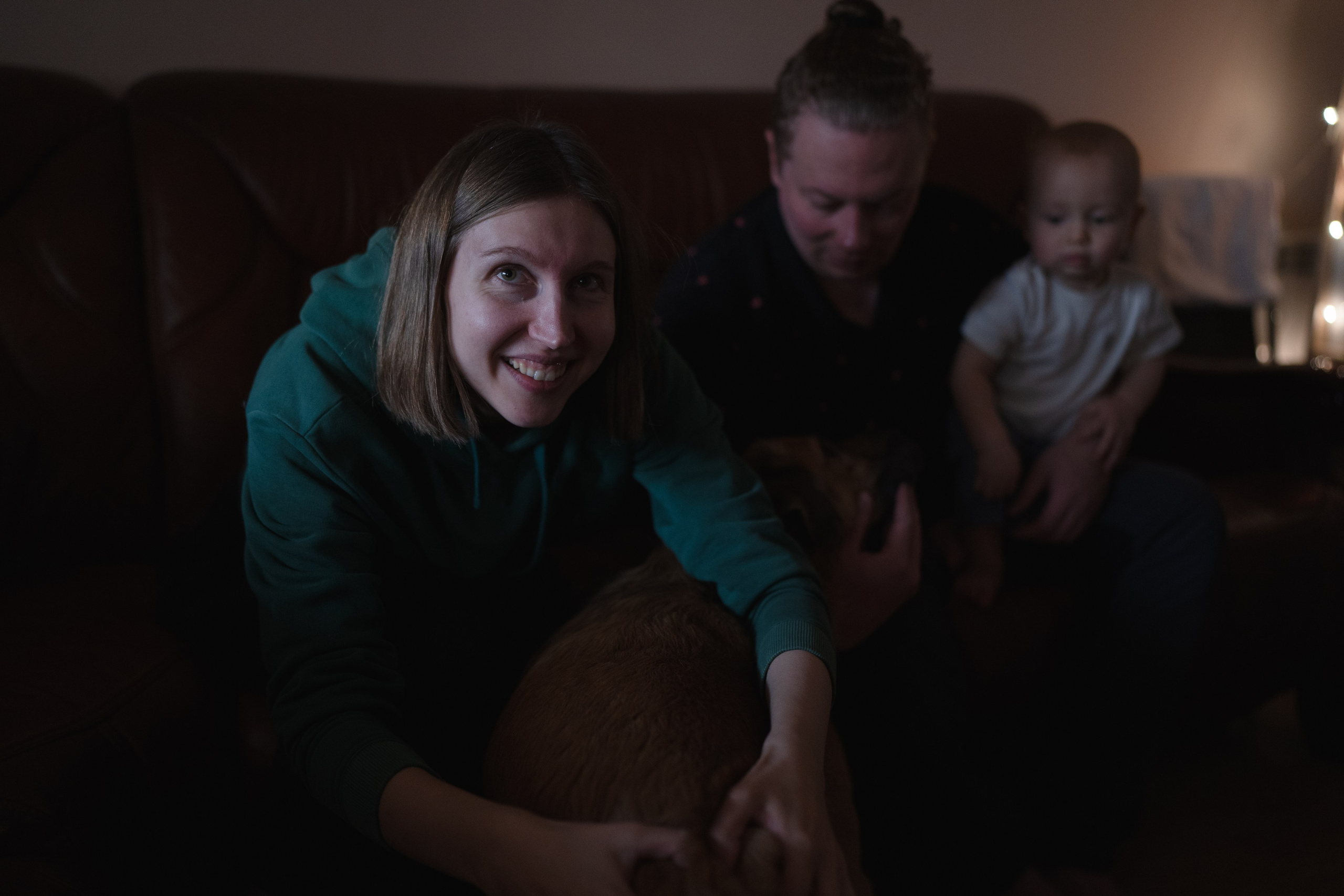 Alena, Vlad and their son Lev. Main