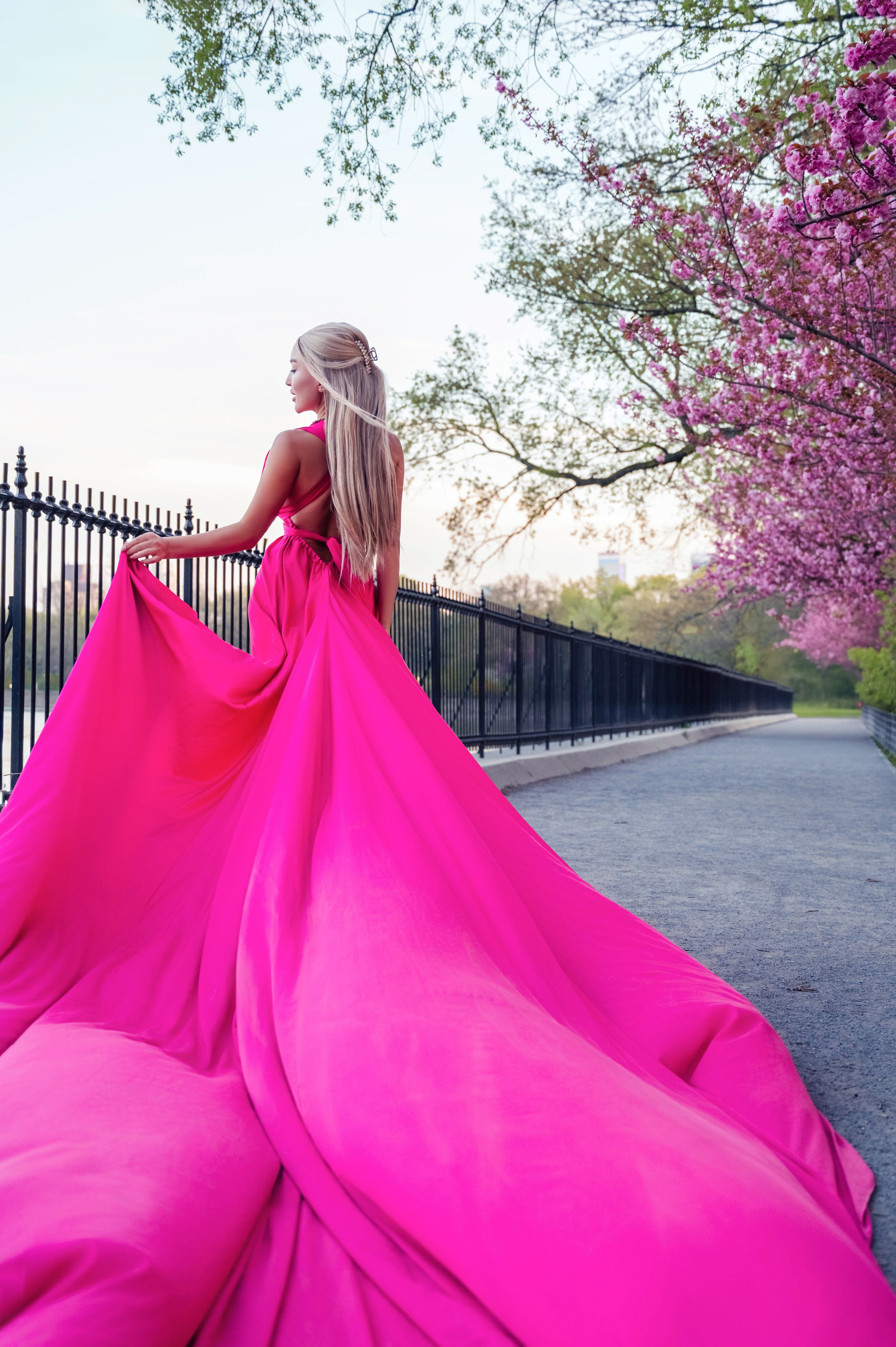 Flying dress. Alena Galieva New York Photographer