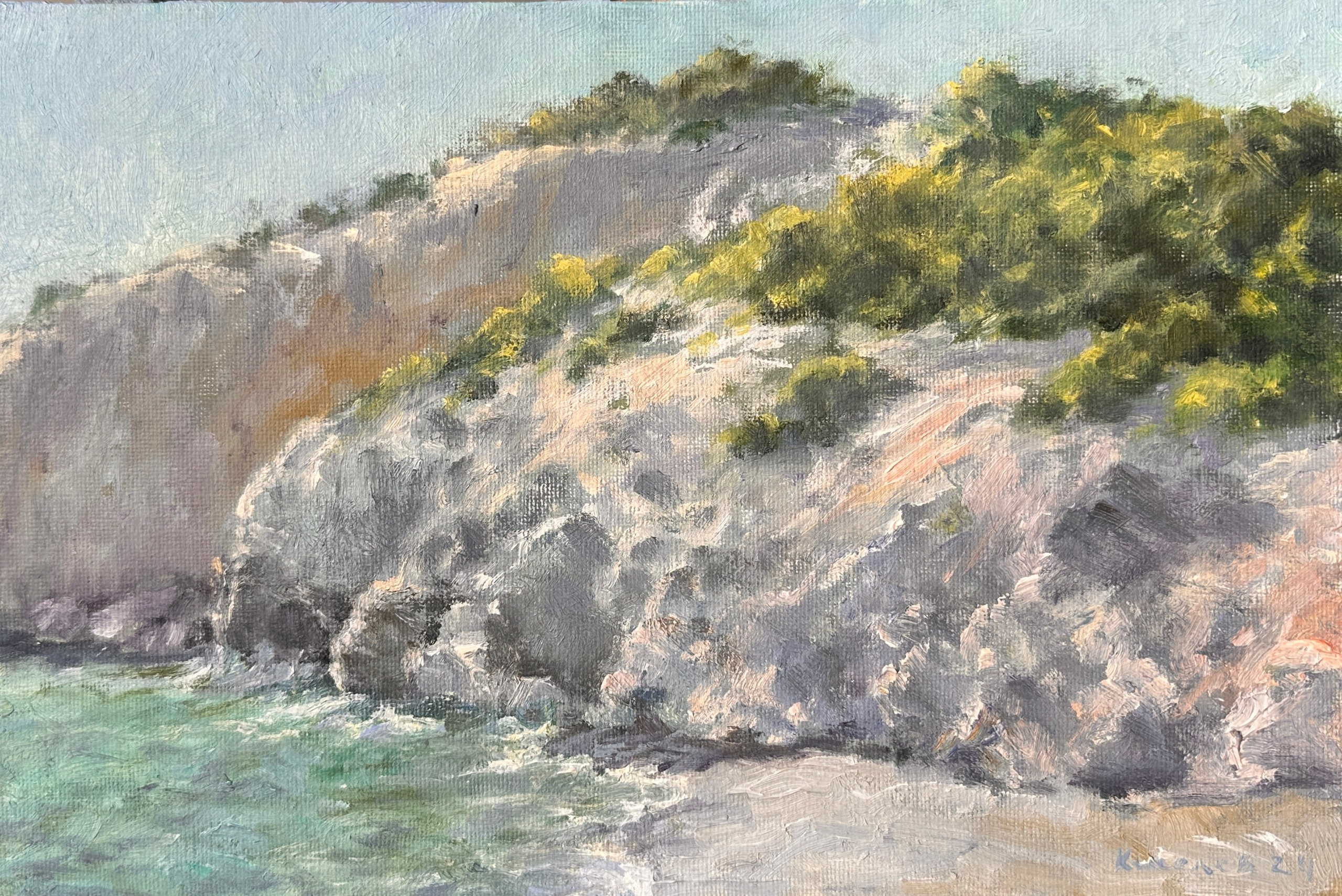 20 X 30, lienzo sobre cartón óleo