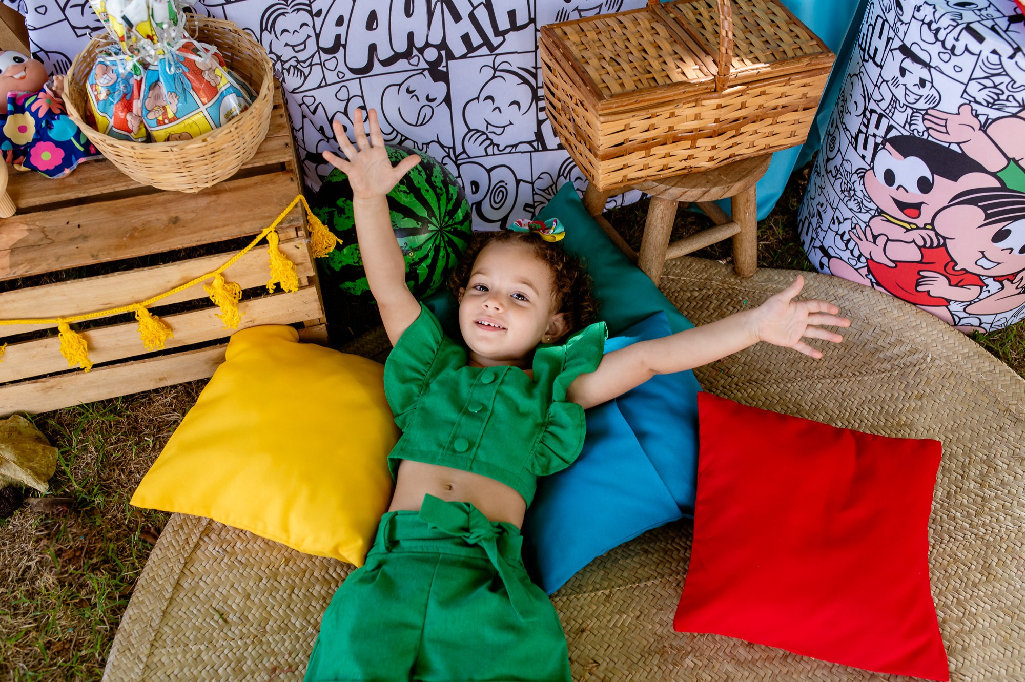 Luna 2 Anos. Água Carmim Fotografia