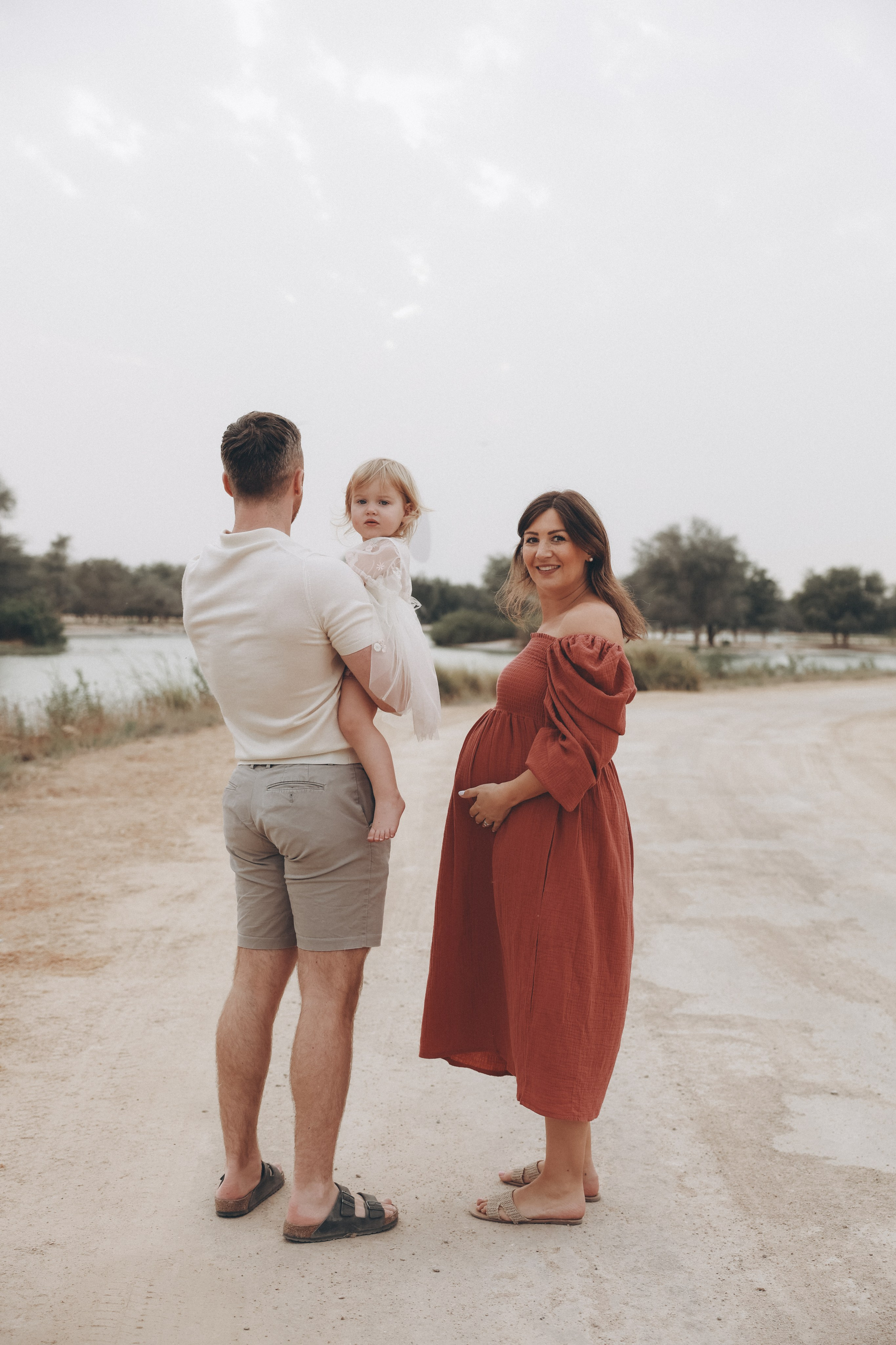 Maternity Qudra Lakes. Family Photographer in Dubai