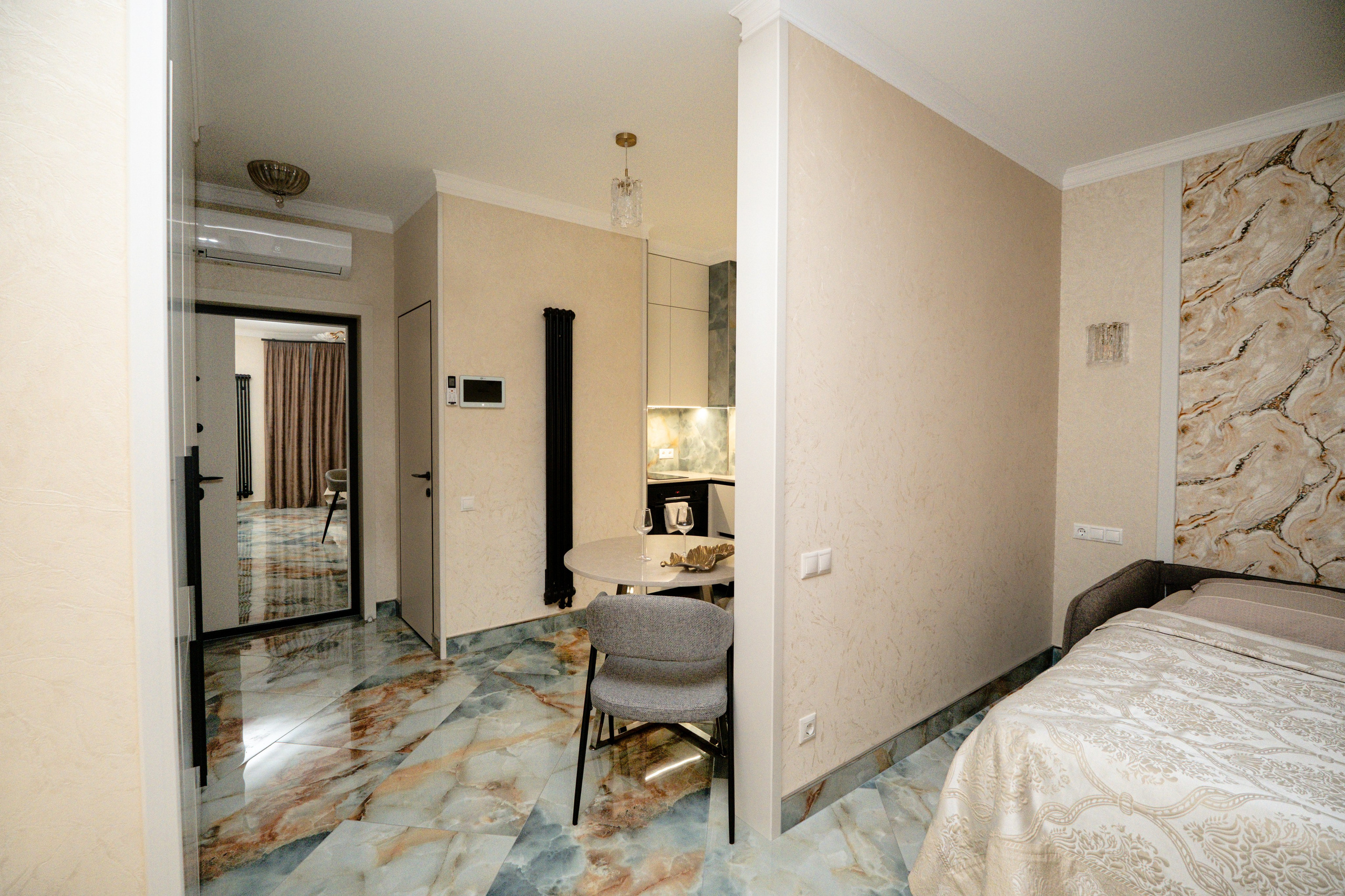 Przytulne mieszkanie w nowoczesnym stylu. Fotograf nieruchomości