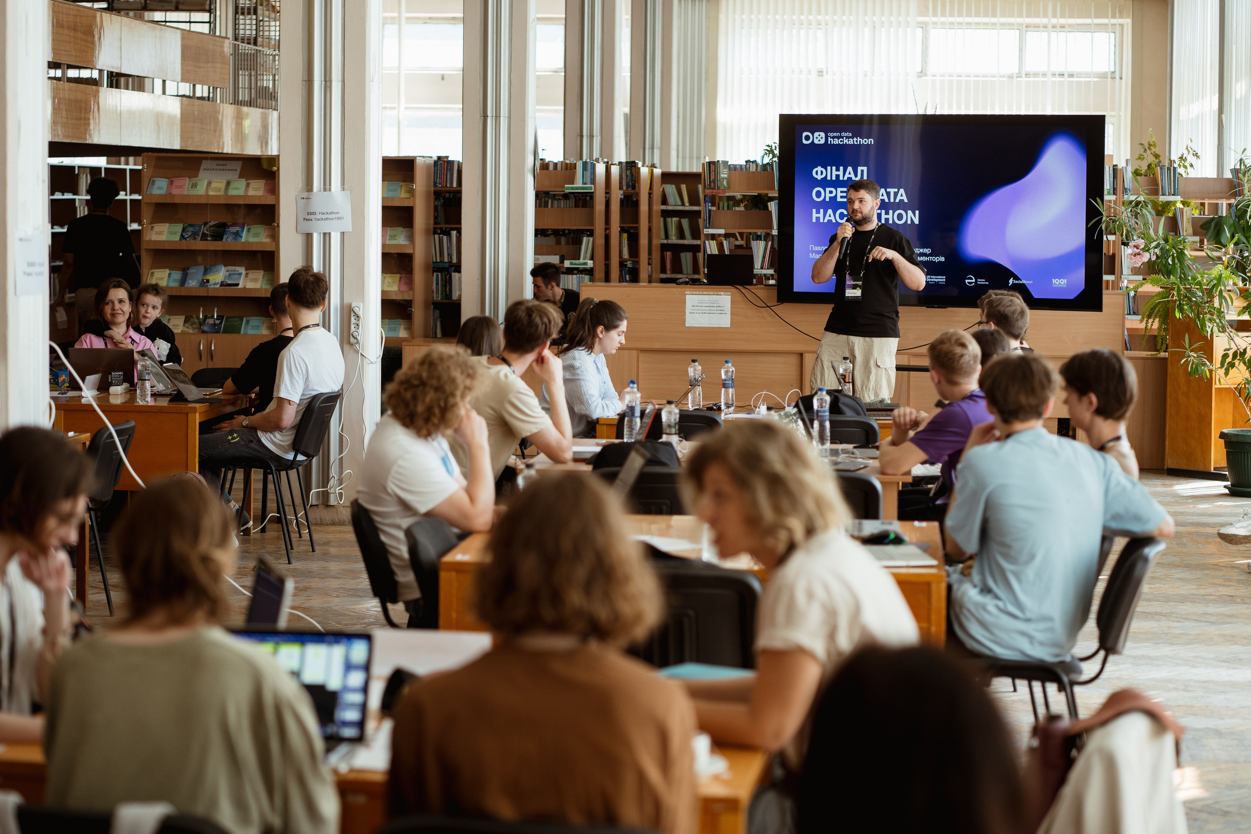Open Data Hackathon. Kostiantyn Holinchenko. Reportage and portrait photographer