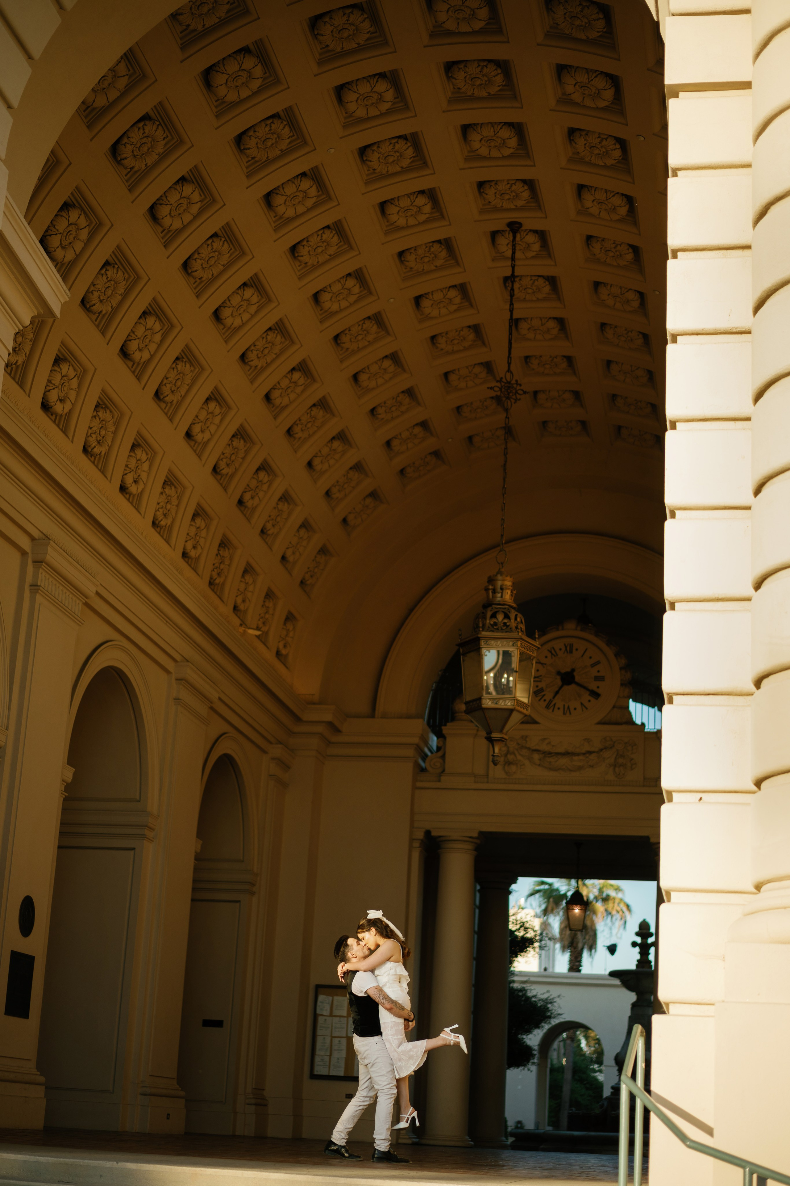 Pasadena City Hall Engagement Photoshoot, California. Wedding Photography & Videography Team in California, Los Angeles, San Francisco, San Diego and Travel