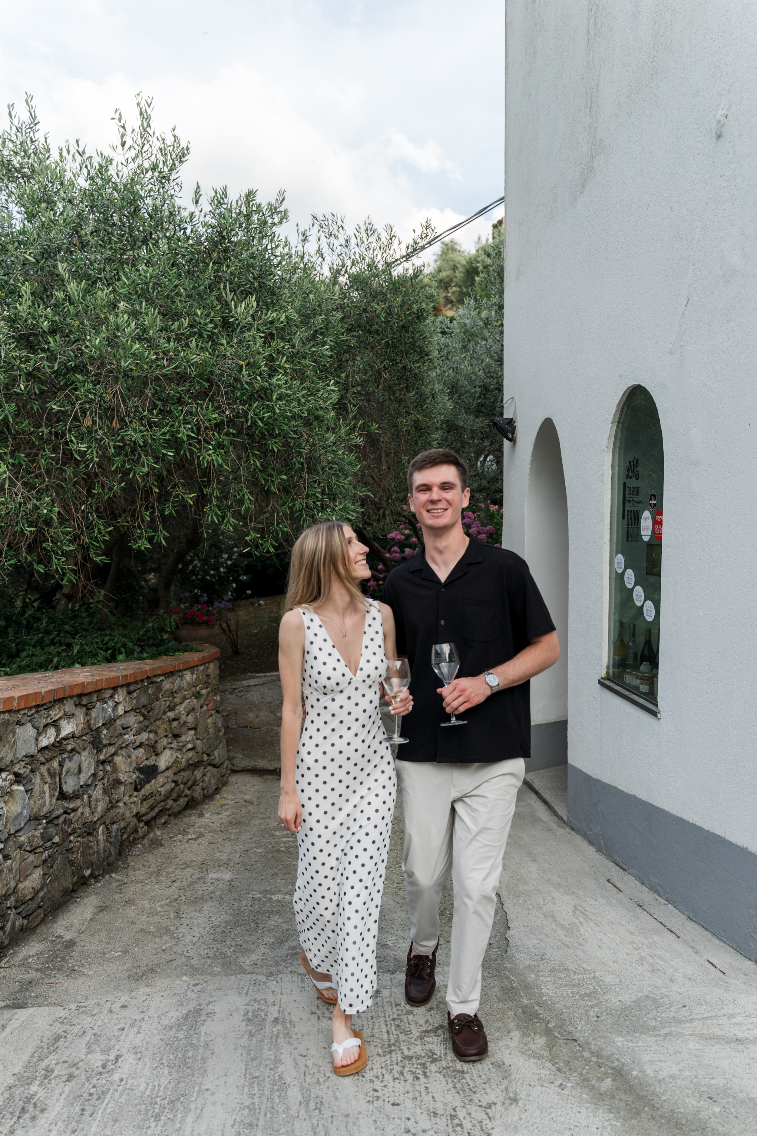 Secret Proposal at a Winery. Lake Como Proposal Photographer | Surprise Proposals & Engagements