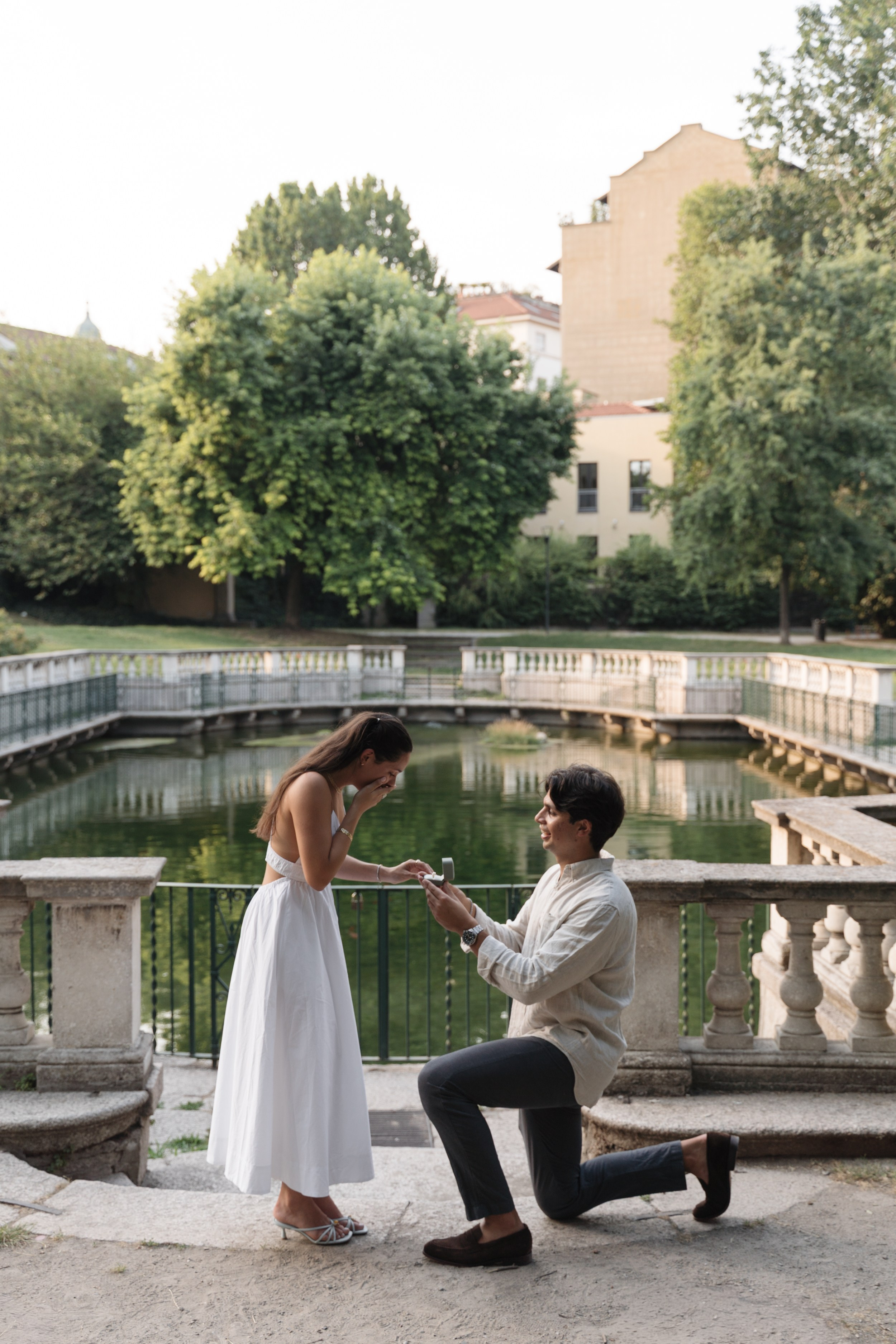 Secret Proposal in Milan. Lake Como Proposal Photographer | Surprise Proposals & Engagements