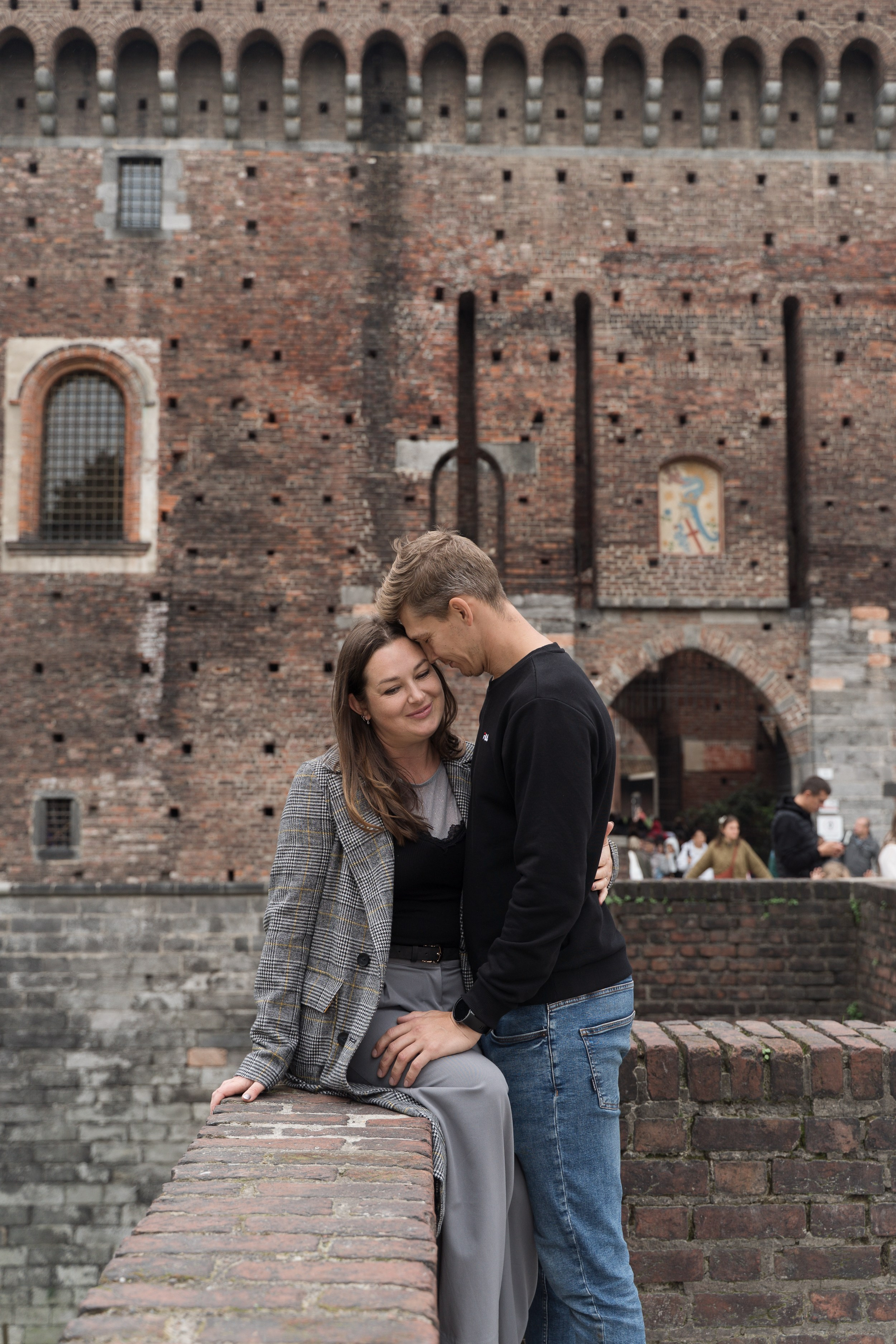 Winter Photo Walk in Milan. Proposal Photographer in Lake Como