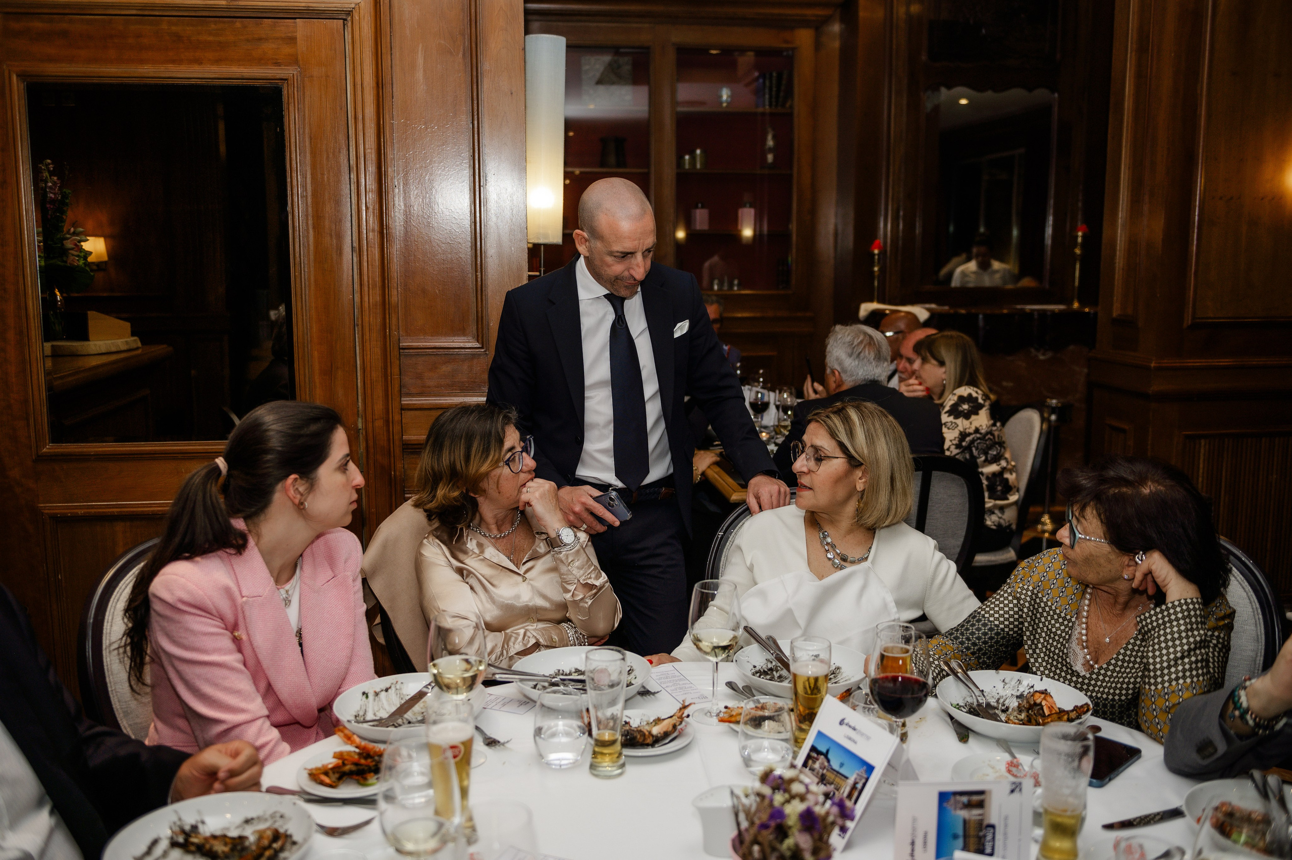 Corporate party at the restaurant — Pharma. Ваш фотограф в Лиссабоне — Анна Белова