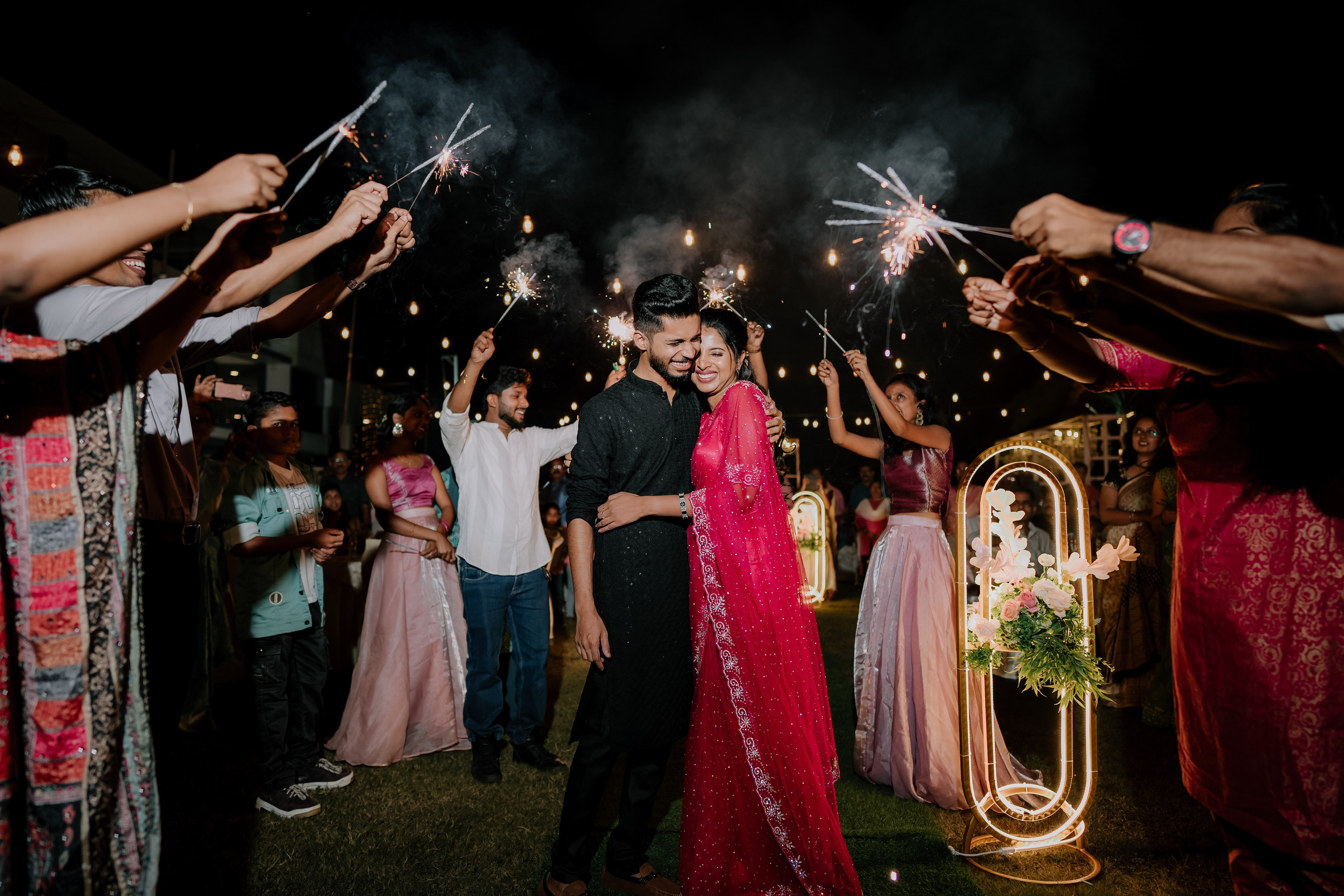 Engagement Ft. Aneesha & Mathew. Fine art Wedding Photographers in India & Canada