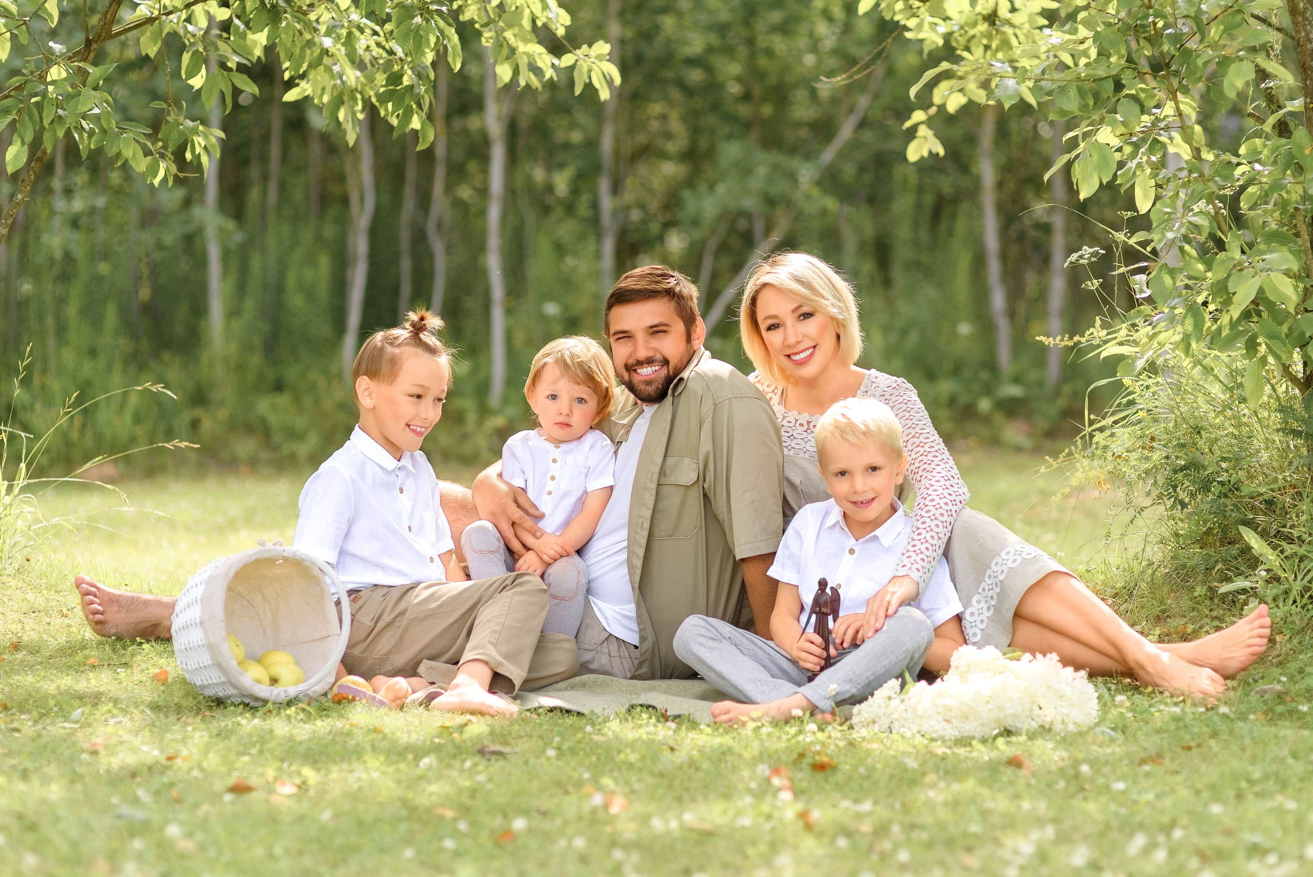 Семьи. Семейный фотограф и фотограф новорожденных в Вильнюсе Ирина Беленкевич