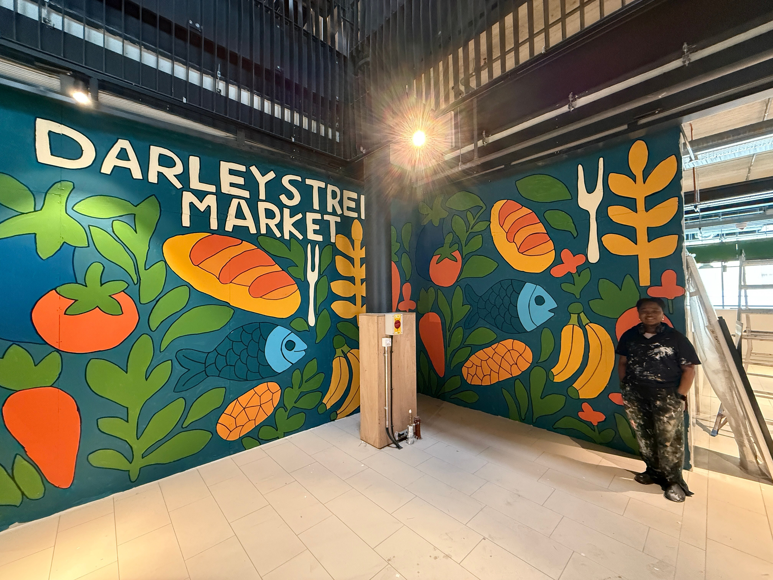 Darley Street Market Mural. Professional Portrait & Event Photographer in West Yorkshire, travels across UK