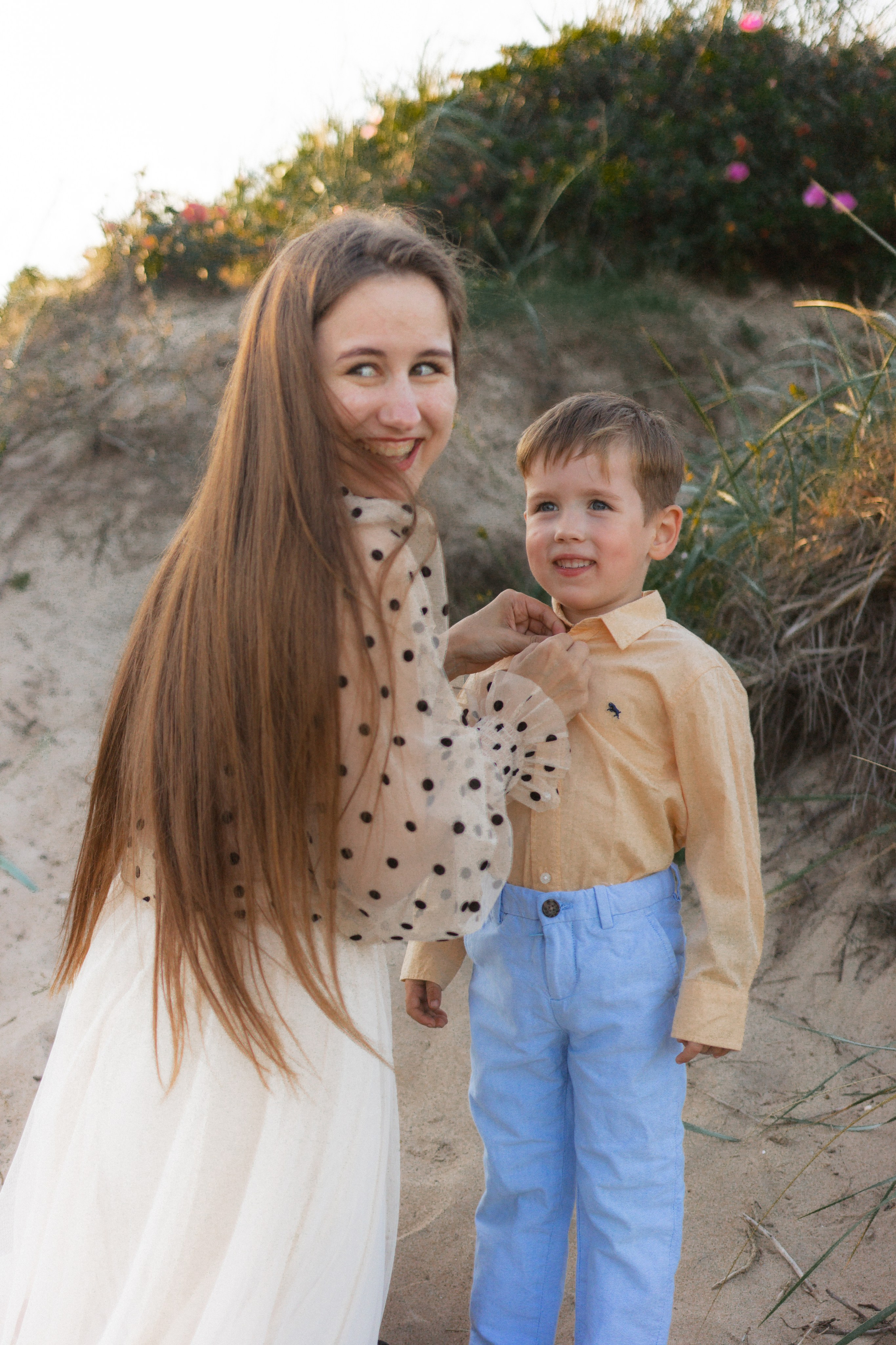 Warm evening in Falkenberg. Photographer in Gothenburg Aleksandra Stroganova
