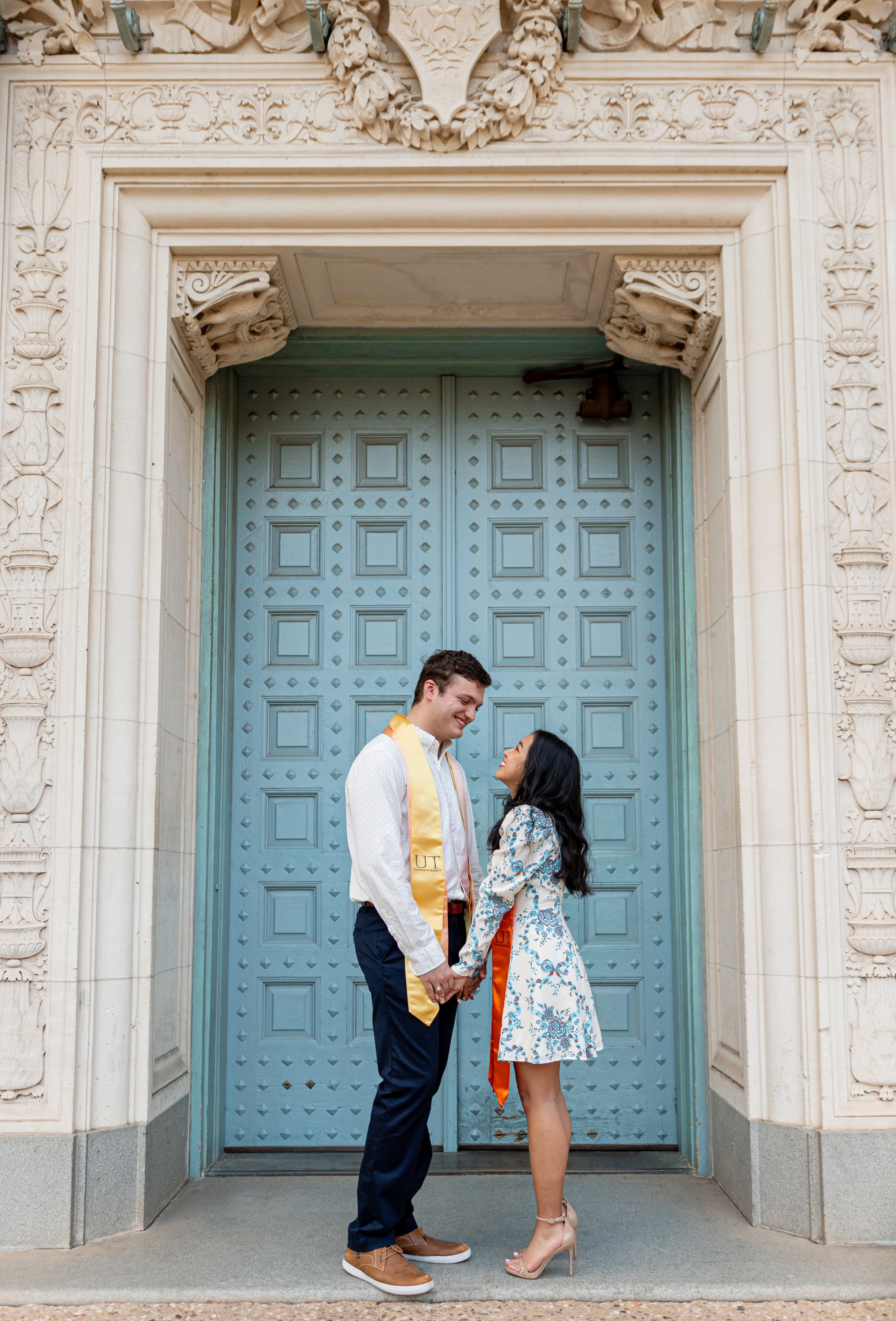Chanmye’s senior photoshoot at the University of Texas in Austin