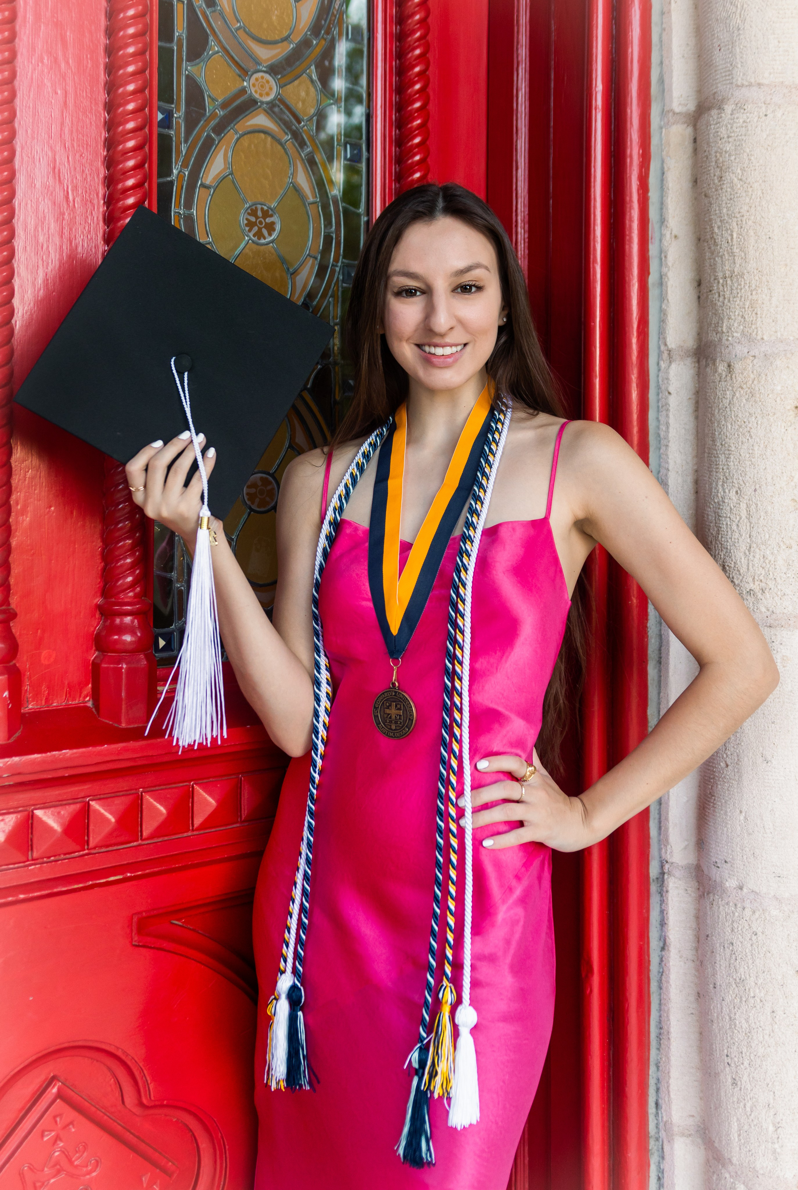 Marisa’s senior photoshoot at St. Edwards University