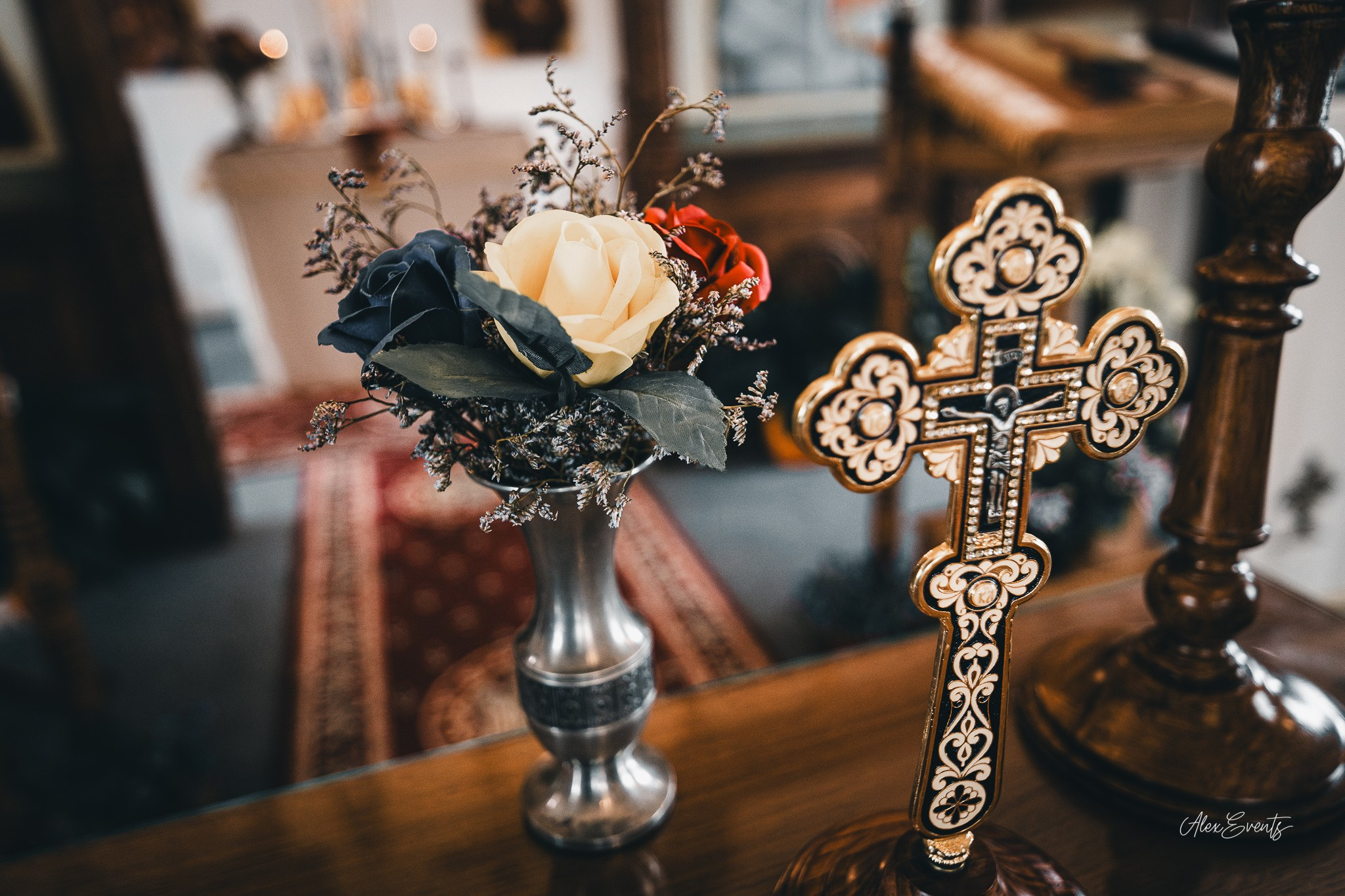 Botez autentic romanesc fotografiat la biserica din Agerbæk Danemarca. AlexEvents Fotograf / Videograf de evenimente Danemarca DK Horsens, Arhus, Odense, Vejle.Nunta, botez, foto-studio