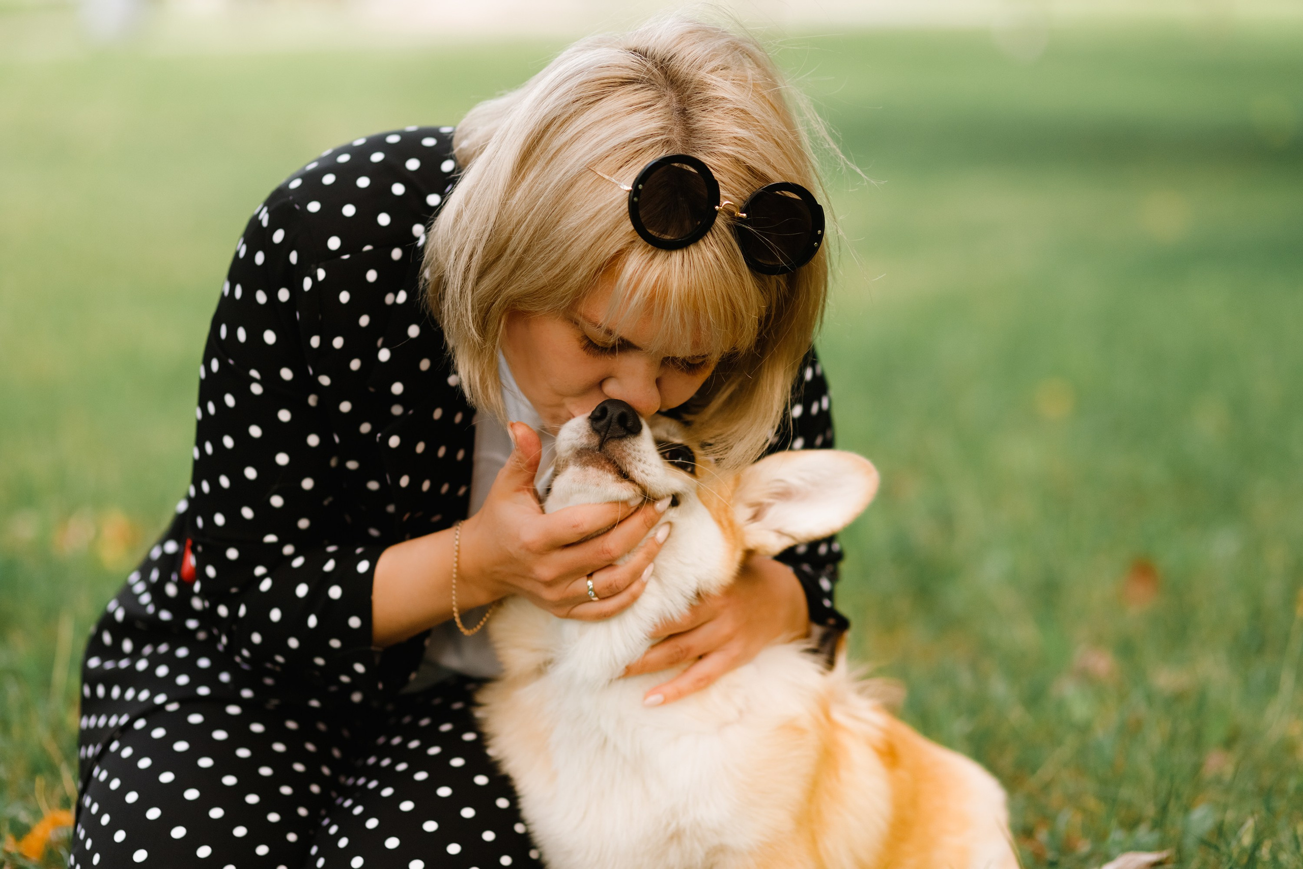 Summer photo day for dog handler. Kaja | fotograf we Wrocławiu | ludzie i psy