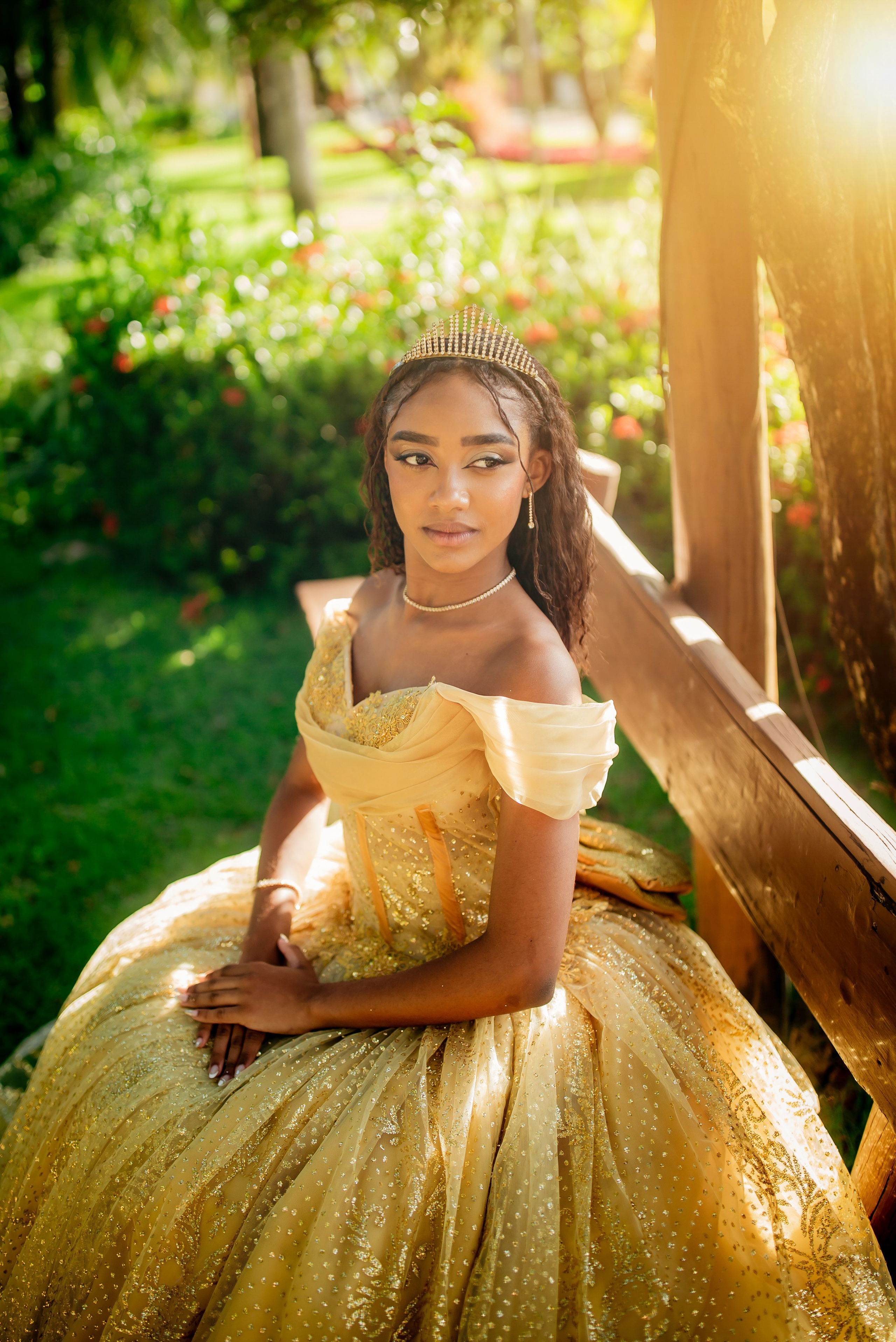 Ensaio XV anos — Yasmin (tema princesa tiana). Flavio Nunes Fotografia (Fotografo especializado em Fotografia de 15 Anos e Ensaios)