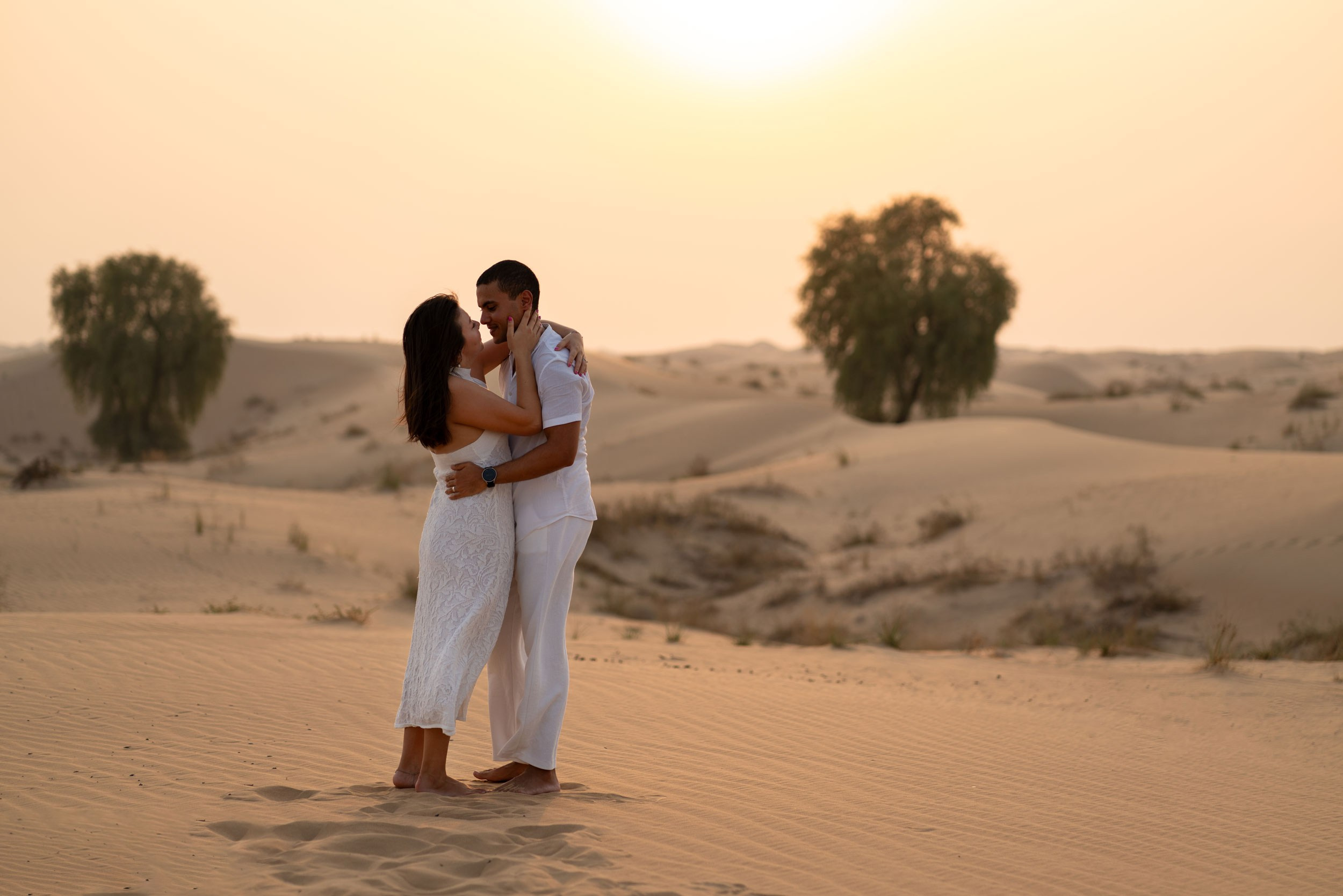 Sunset of Two Hearts. Angela Iakovleva — Family Photographer in Dubai