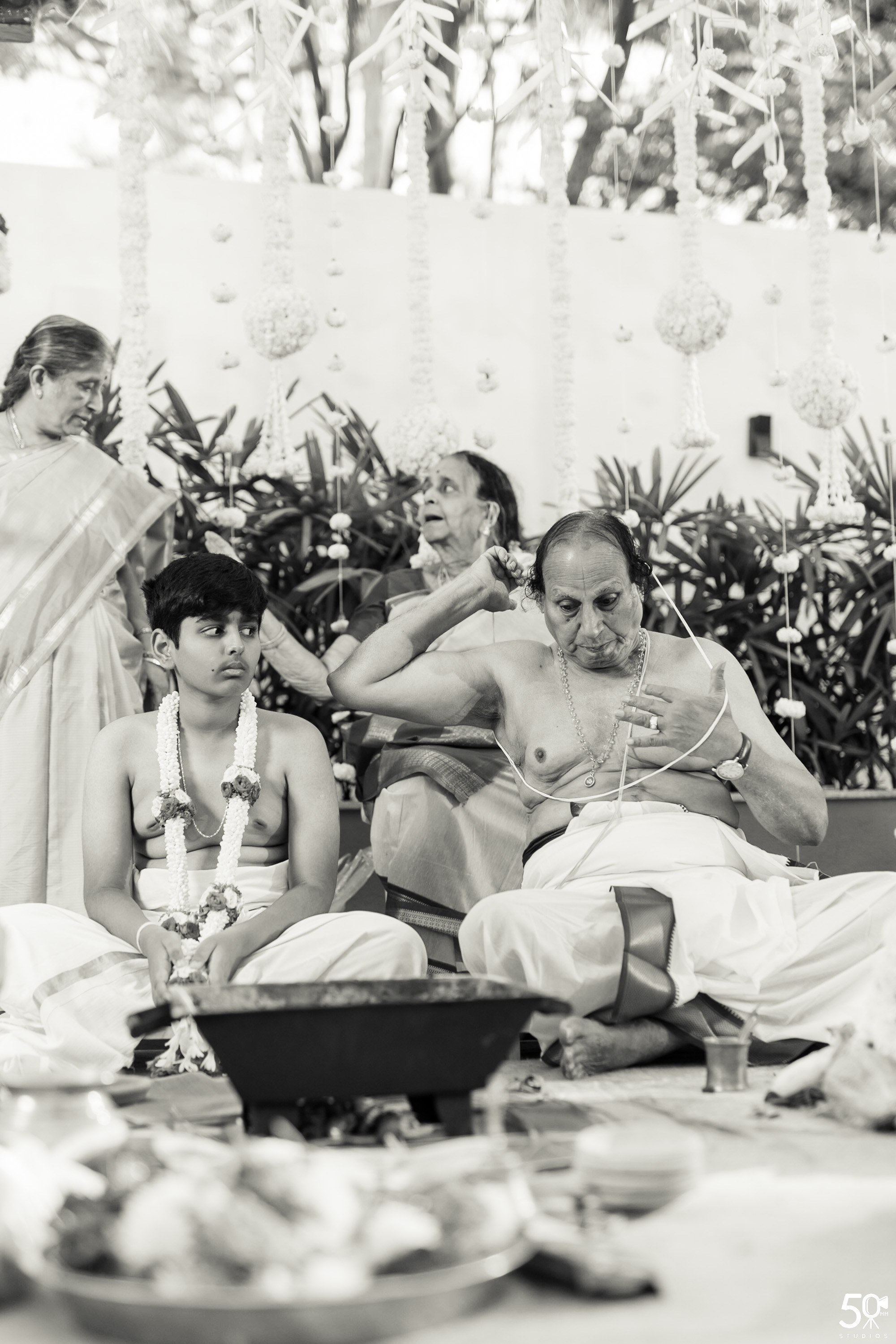 SANJAY AND SAKETH UPANAYANA. 50mm STUDIOS