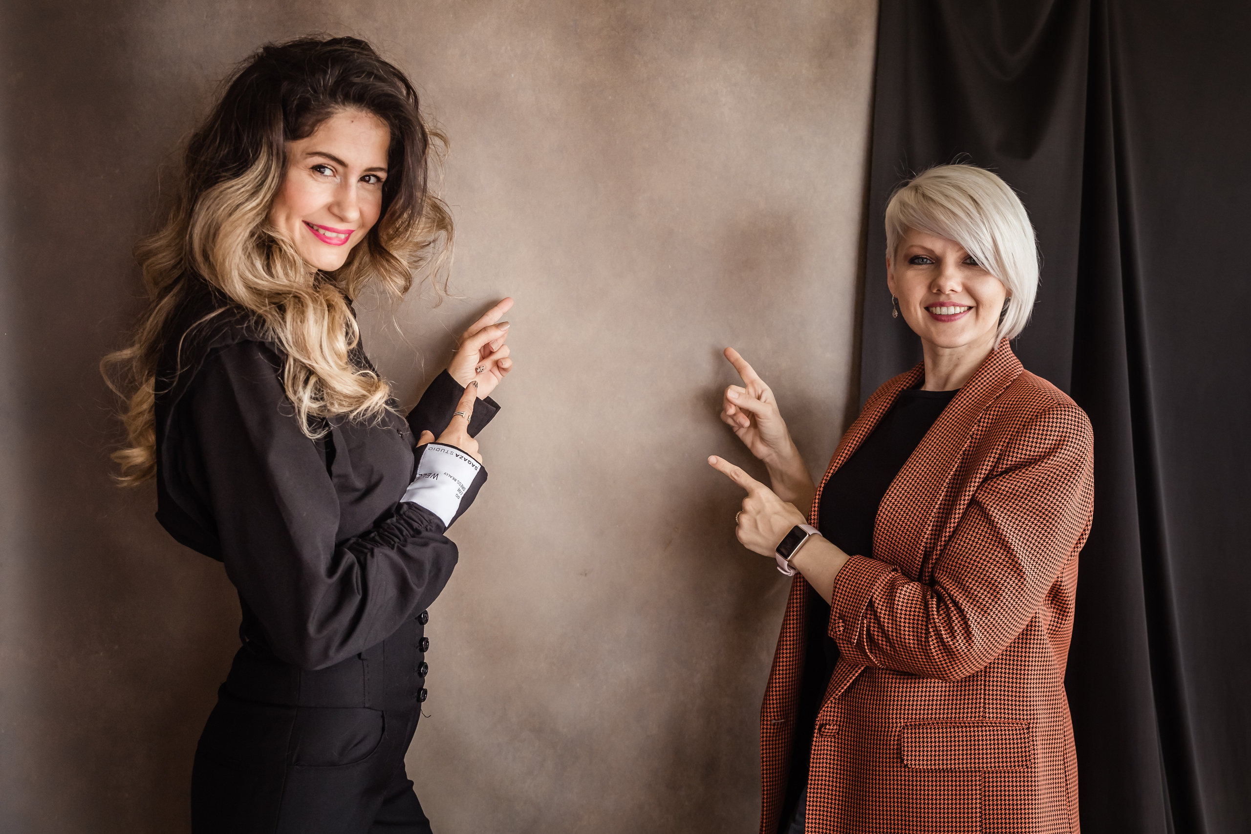 content photo session for Irina and Hanife. Studio