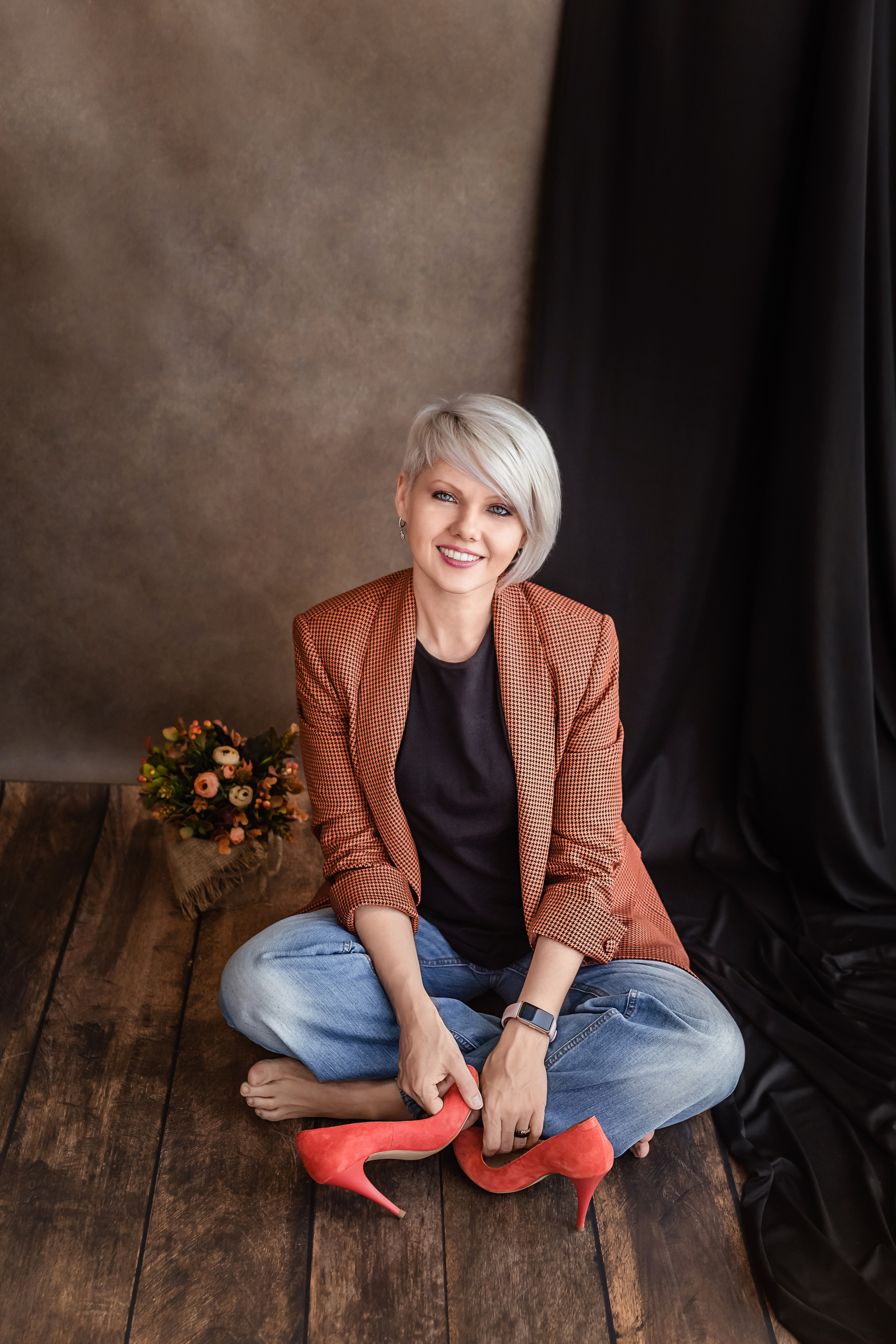 Content photo session for Irina and Hanife. Studio