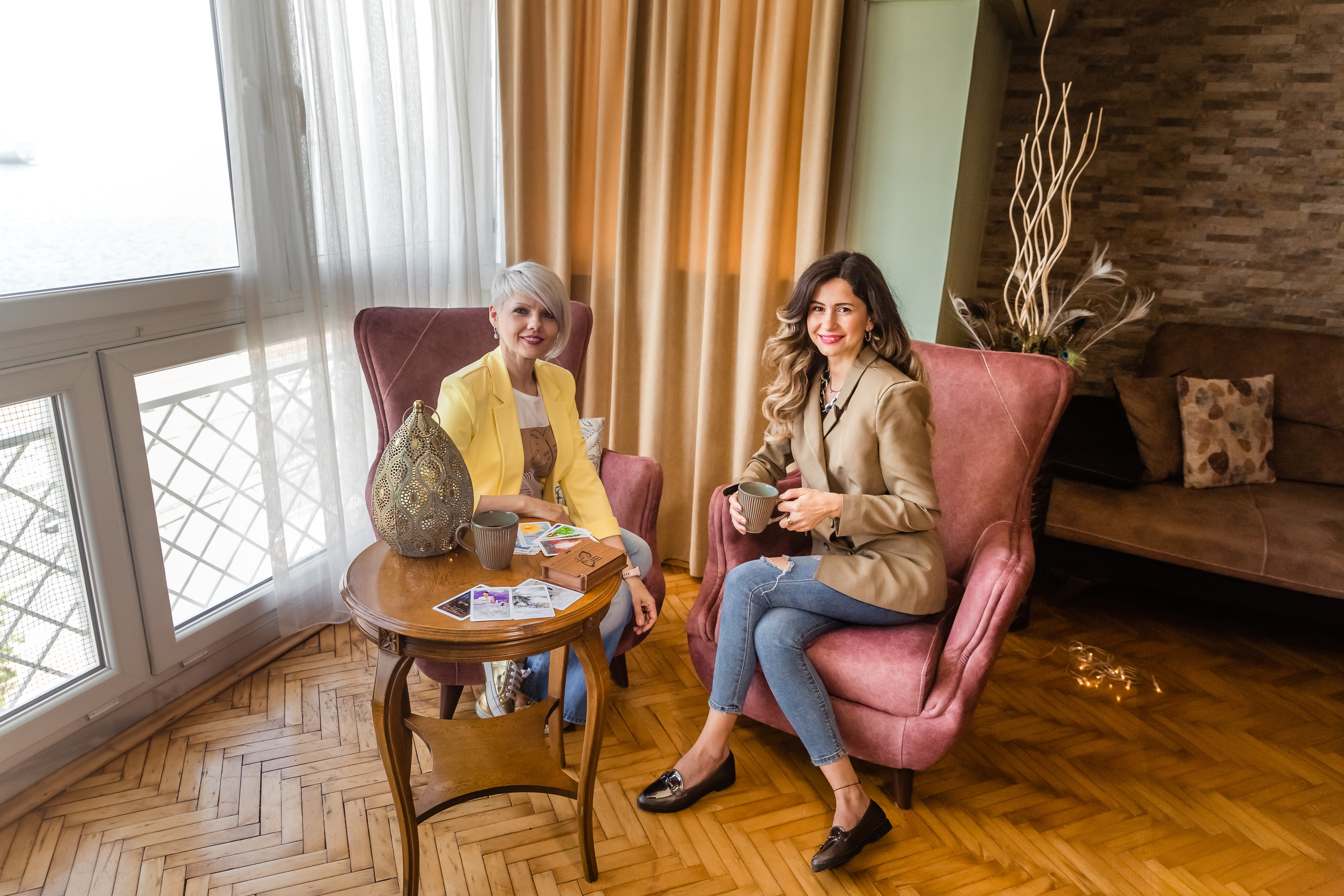 Content photo session for Irina and Hanife. Studio