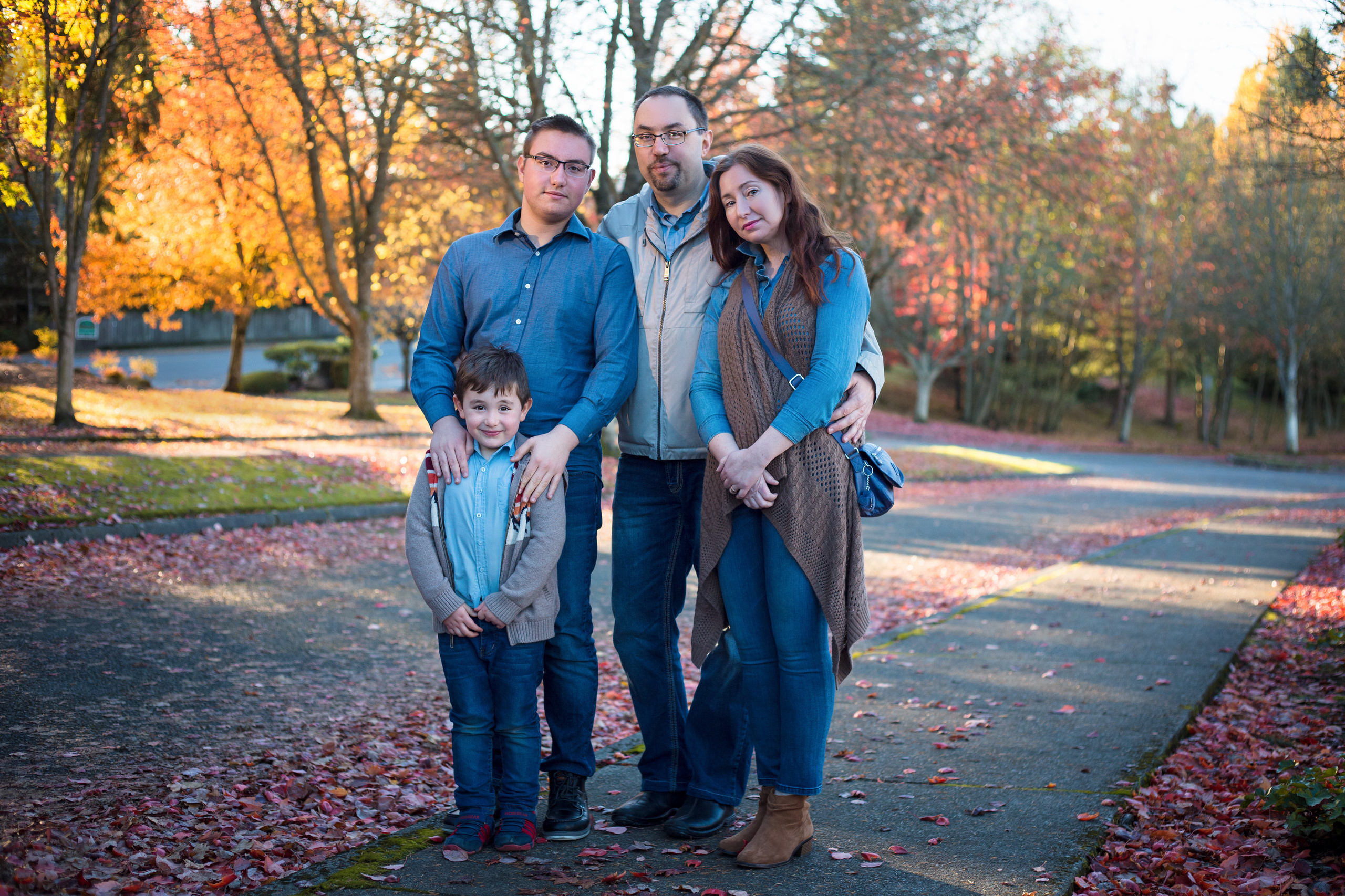 Fall. YuAnna studio. Family & Kids Photographer in Seattle area, located in