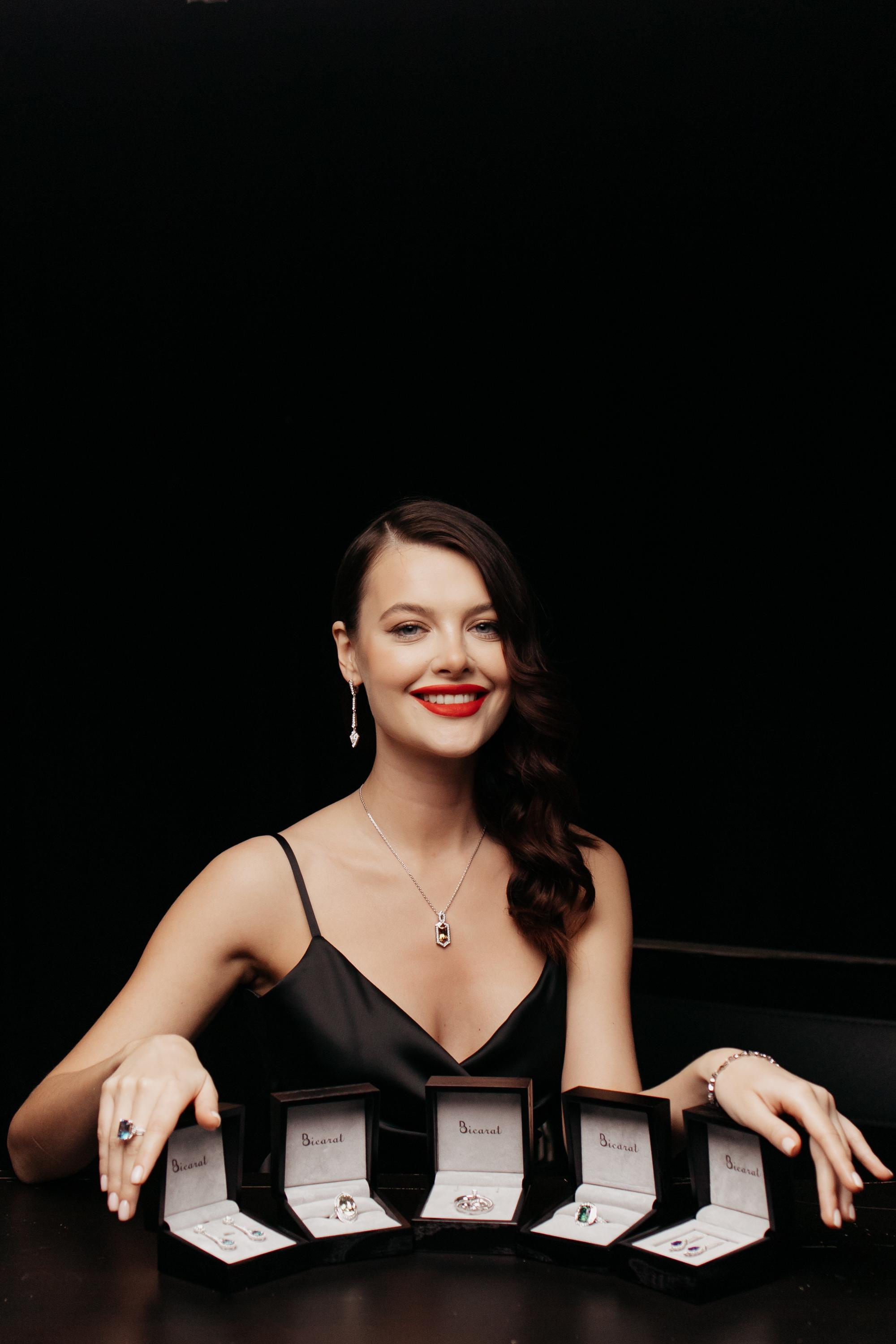 Campaign Bicarat Jewelry. Stylist