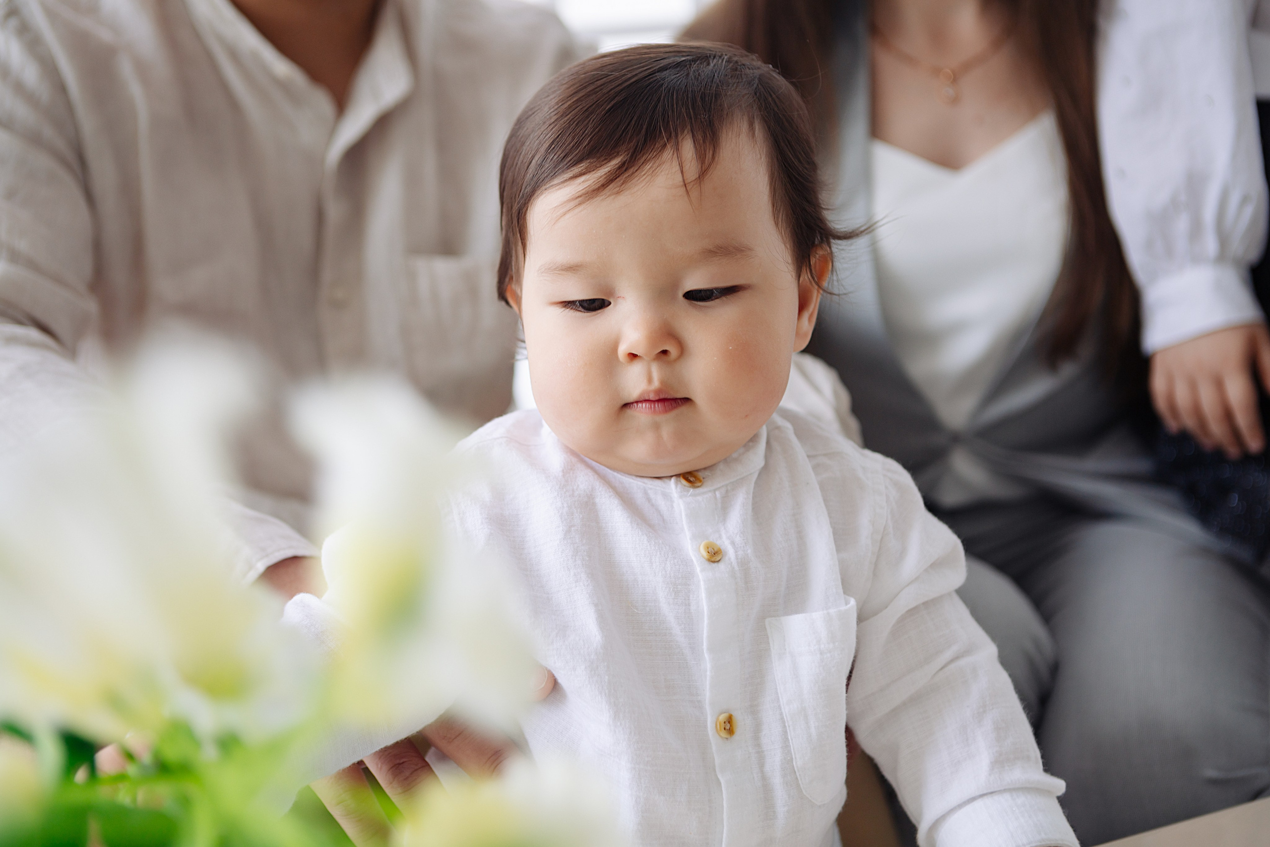 Тимофей в студии. Фотограф беременности, ньюборн и годовасиков в Корее Жанна Хан