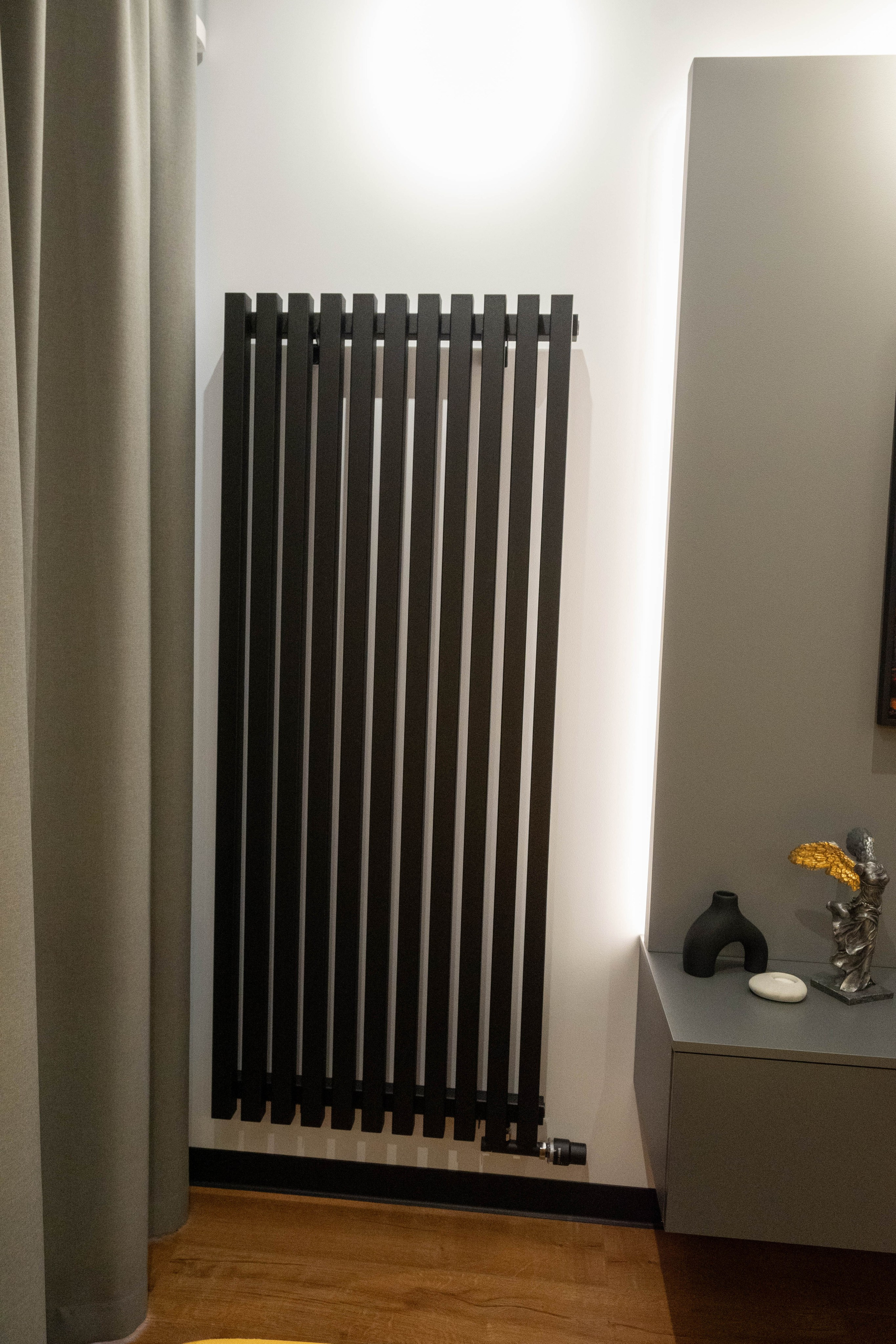 The apartment is on two levels. Fotograf Dmitrii Donets