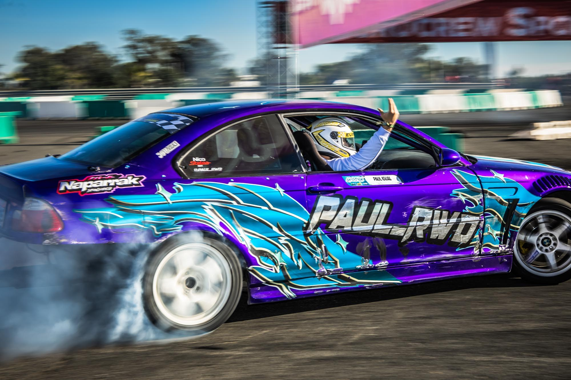 Drift. Deporte de captura de motor