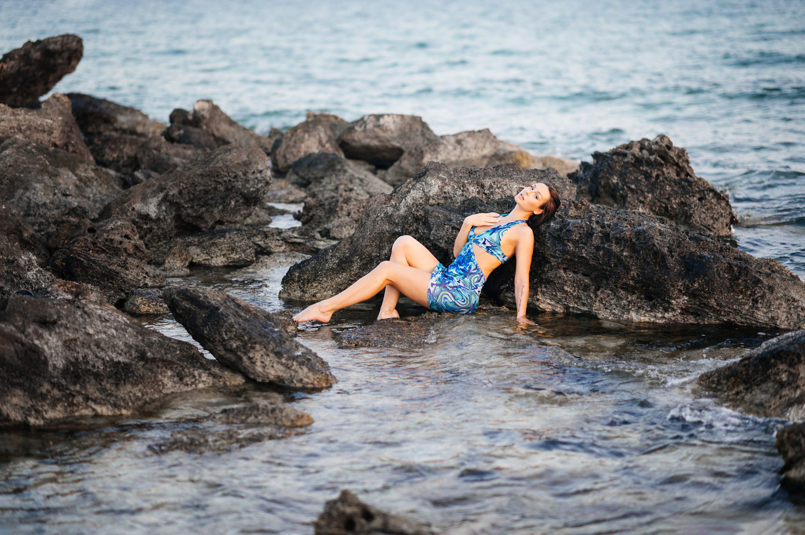 На пляже. Фотограф на Кипре