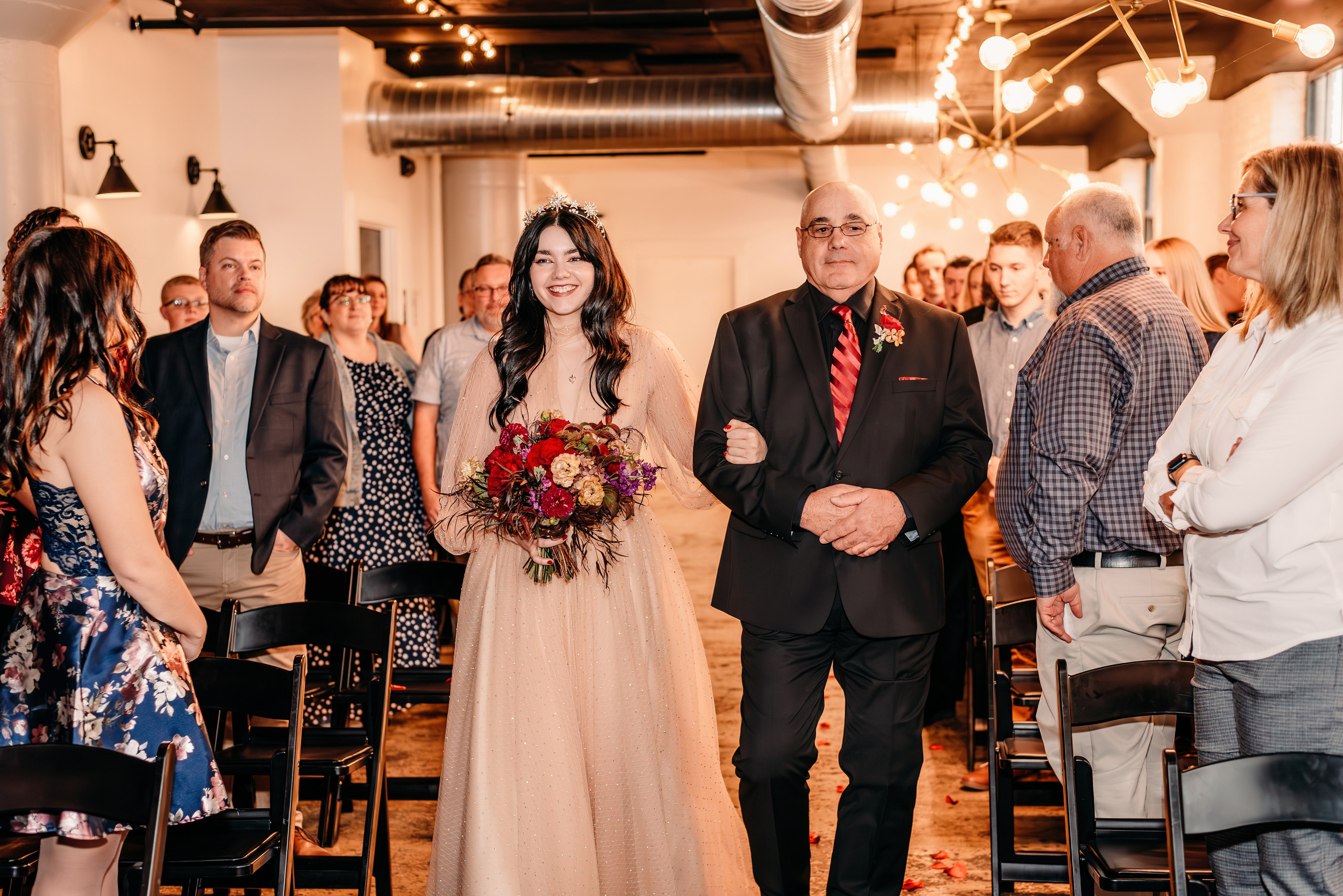 Bold & Dramatic Wedding at The Paper Mill on The Landing | Fort Wayne Wedding Photographer. Alexandria Danielle Photography | Fort Wayne & Indianapolis Wedding Photographer