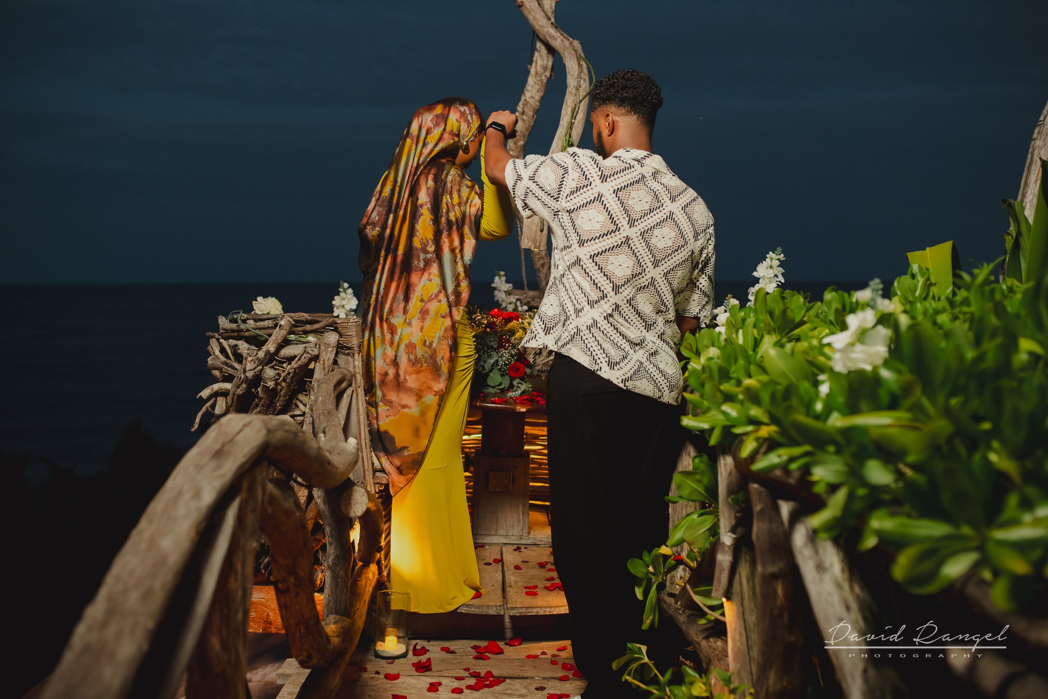Abdi and Asha´s anniversary session at the hotel Kanan Tulum. Destination wedding photographer based in Cancun and Riviera Maya with service worldwide