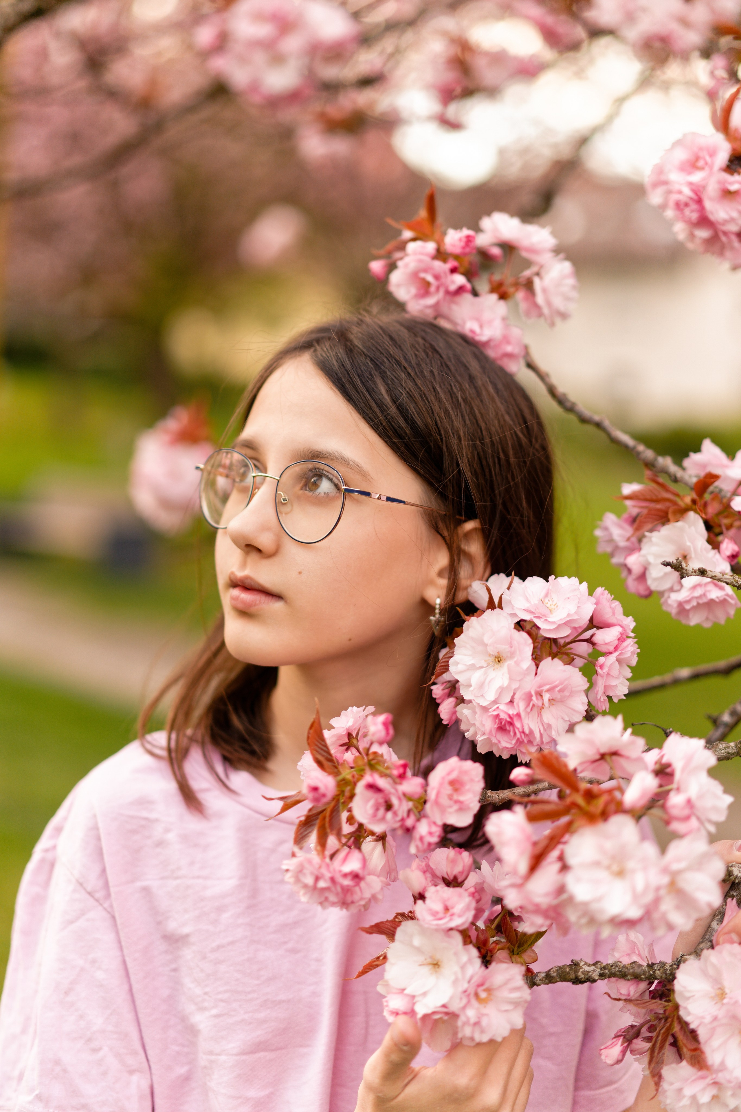Kirschblüten-Familienshooting. Весільний та репортажний фотограф у Мюнхені, Баваріі та по всій Німеччині – LORAN Media